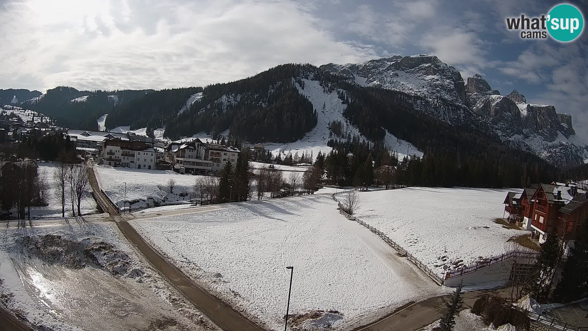 Webcam Corvara in Badia: Spectacular Views of the Sella Group