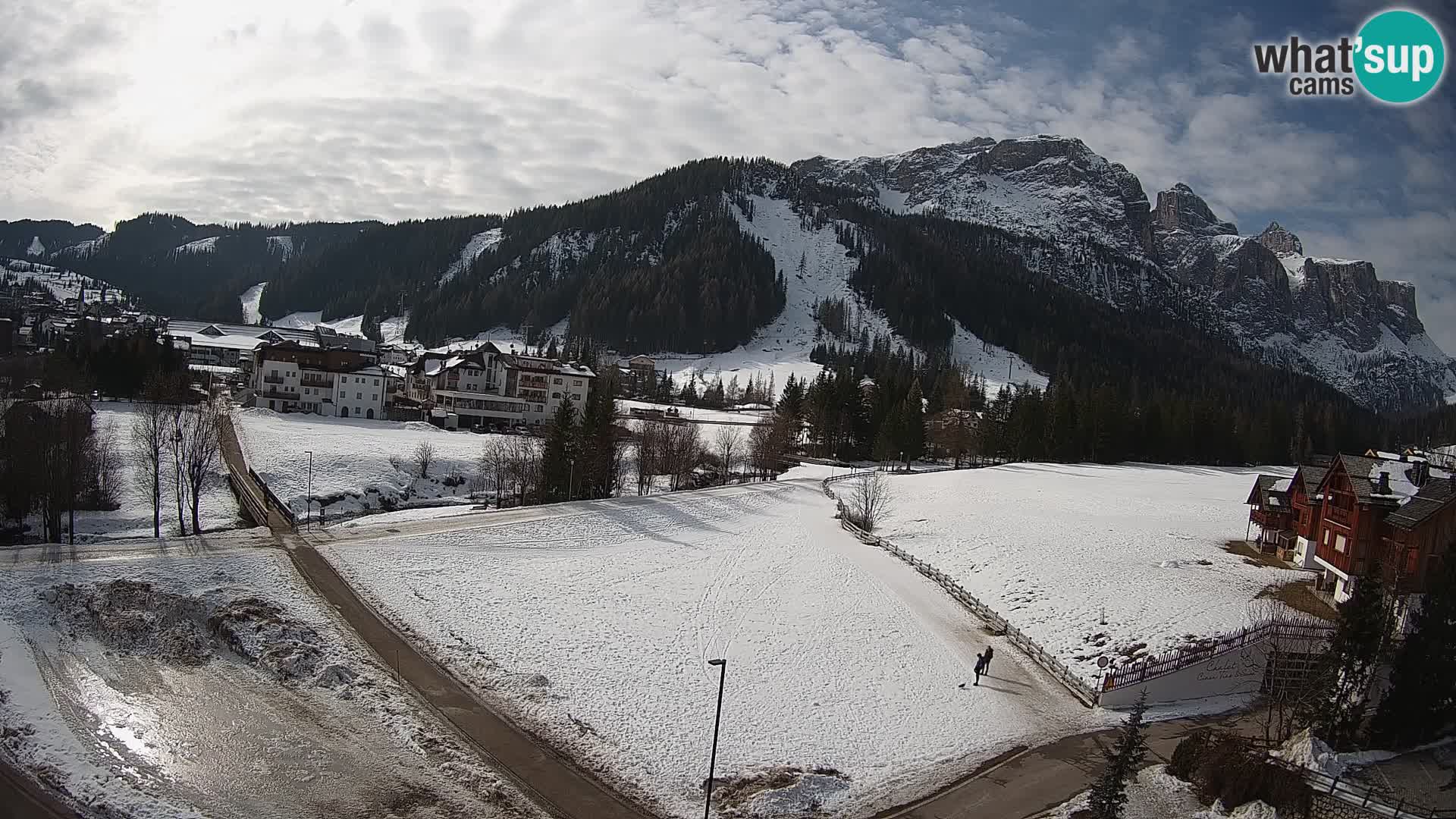 Webcam Corvara in Badia: Spectacular Views of the Sella Group