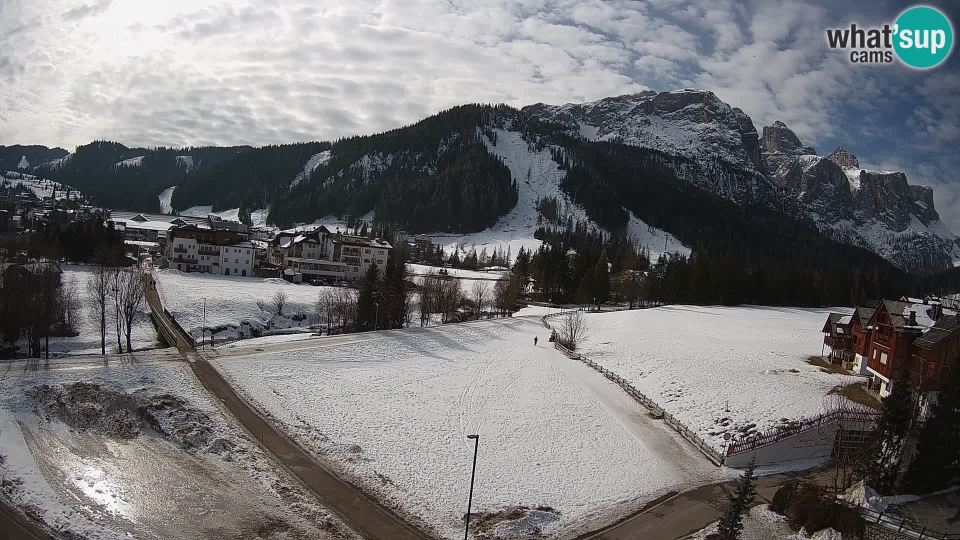 Webcam Corvara | Vista spettacolare Gruppo del Sella