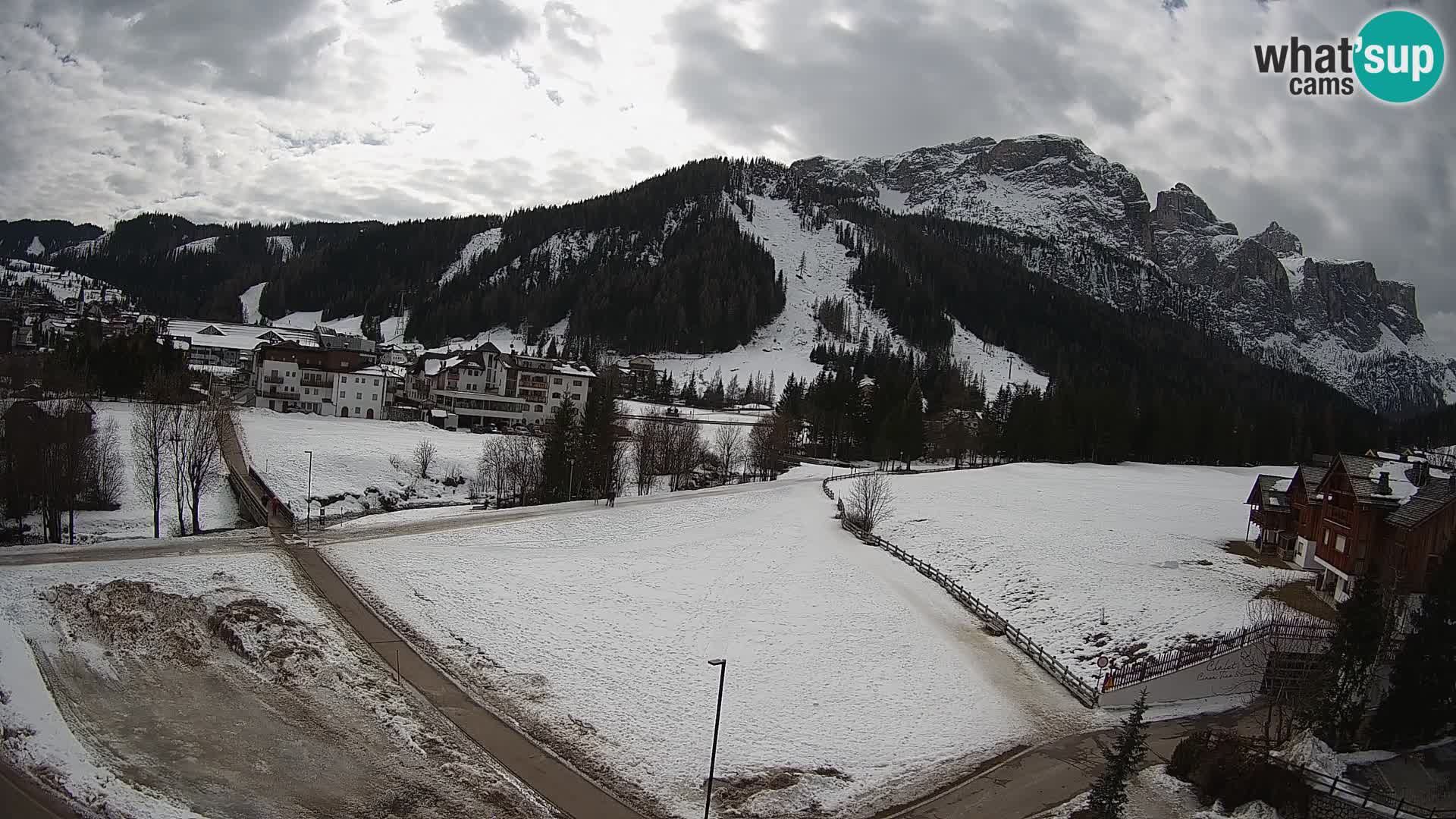 Webcam Corvara | Vista spettacolare Gruppo del Sella