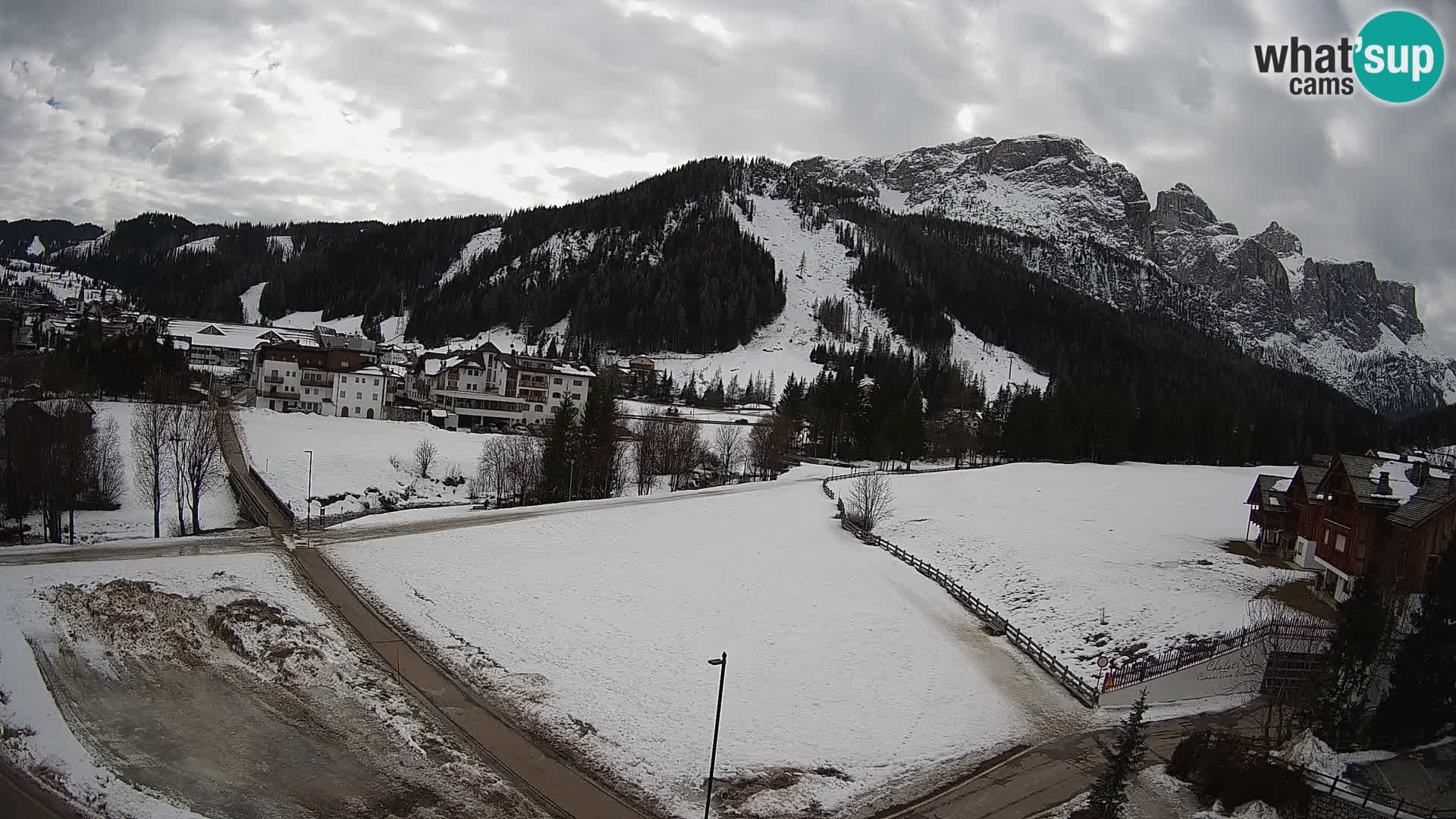 Webcam Corvara in Badia: Spectacular Views of the Sella Group