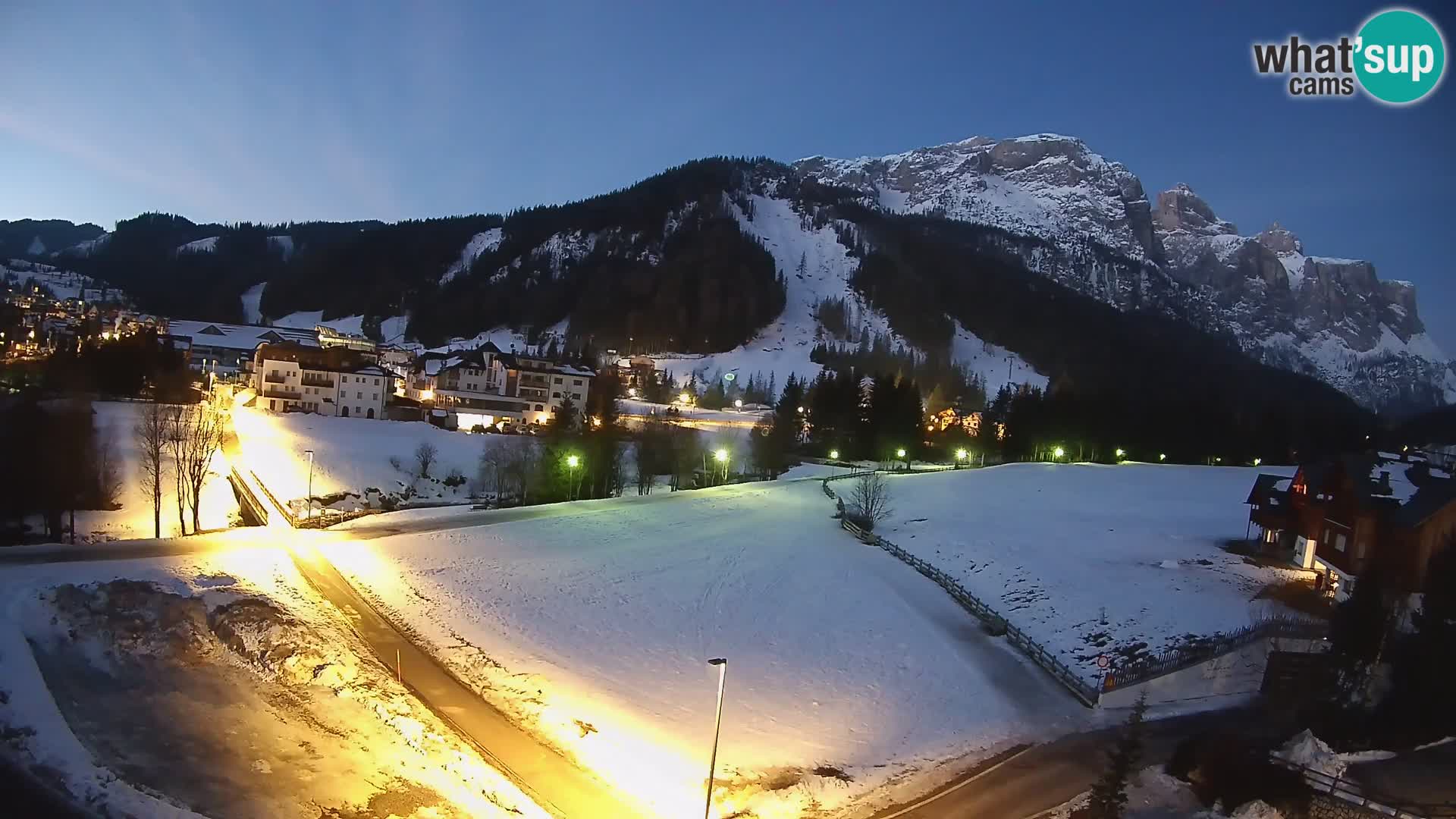 Webcam Corvara in Badia: Spectacular Views of the Sella Group