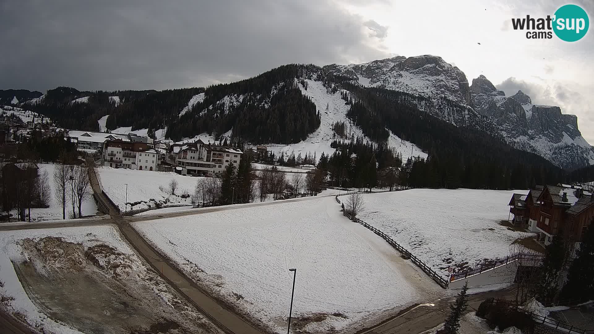 Webcam Corvara | Vista spettacolare Gruppo del Sella