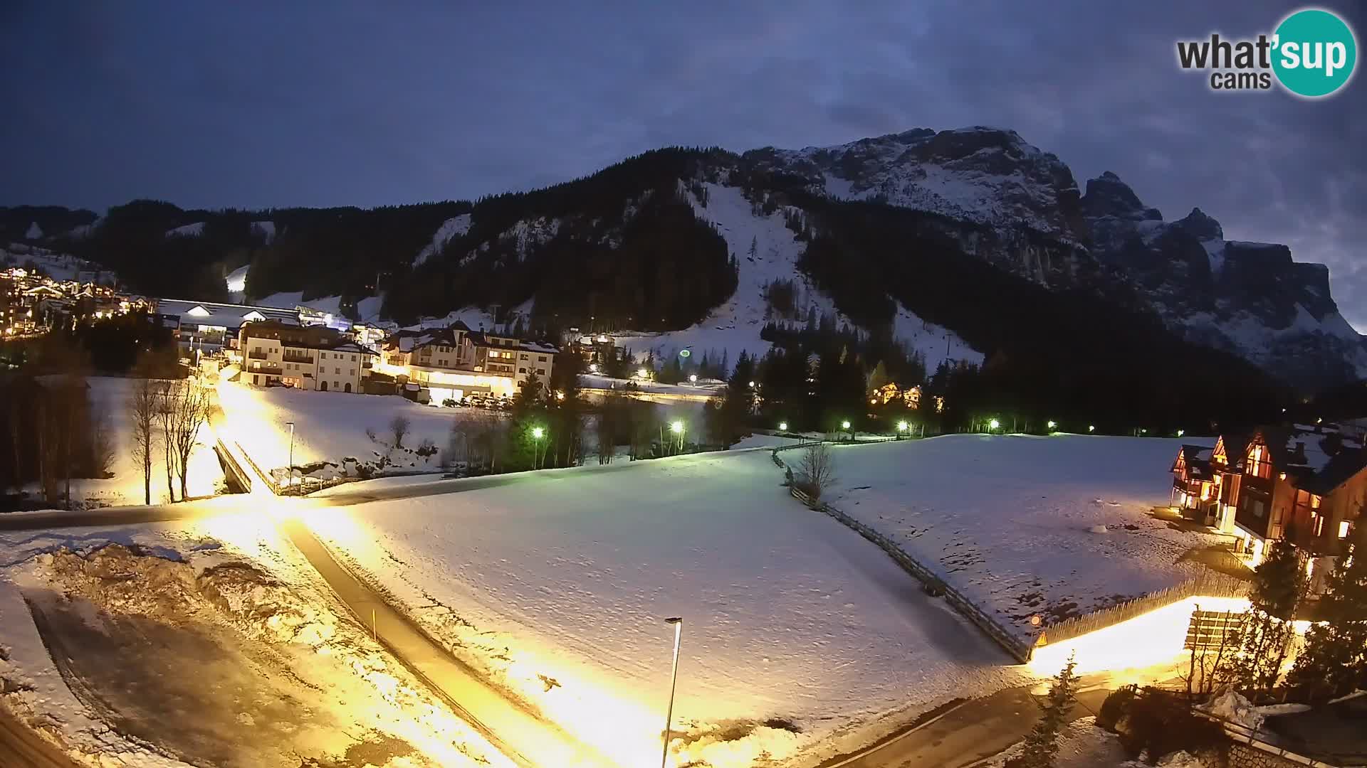 Webcam Corvara | Vista spettacolare Gruppo del Sella