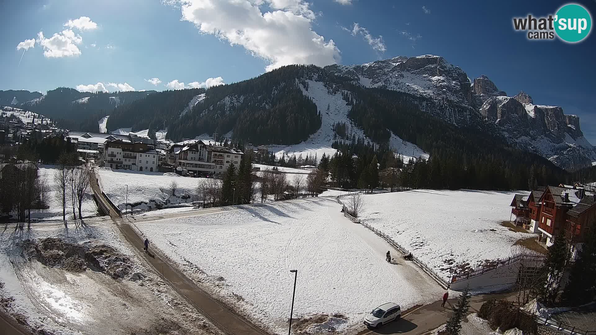 Corvara webcam | Spektakuläre Ausblicke auf die Sellagruppe