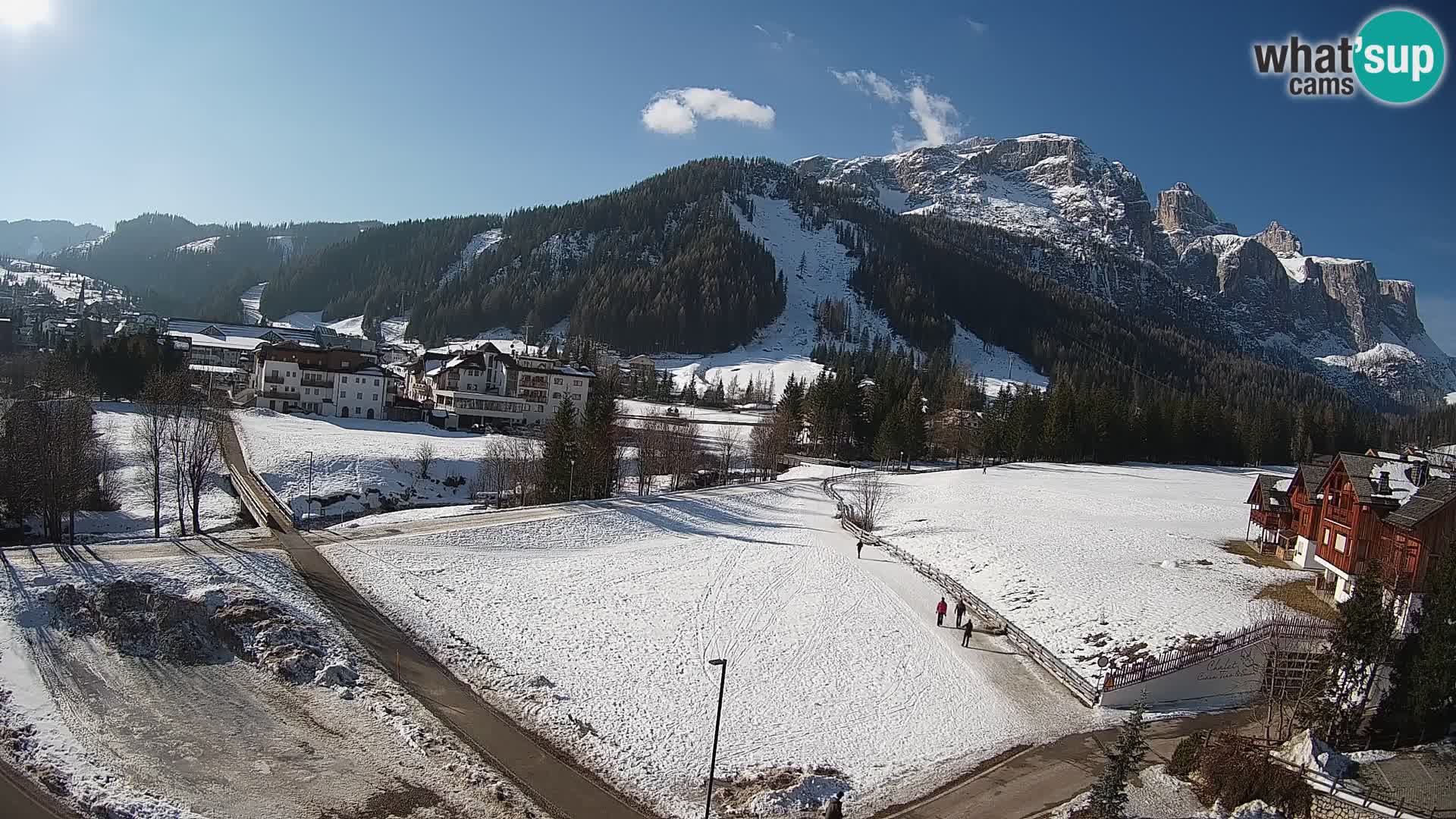 Webcam Corvara in Badia: Spectacular Views of the Sella Group