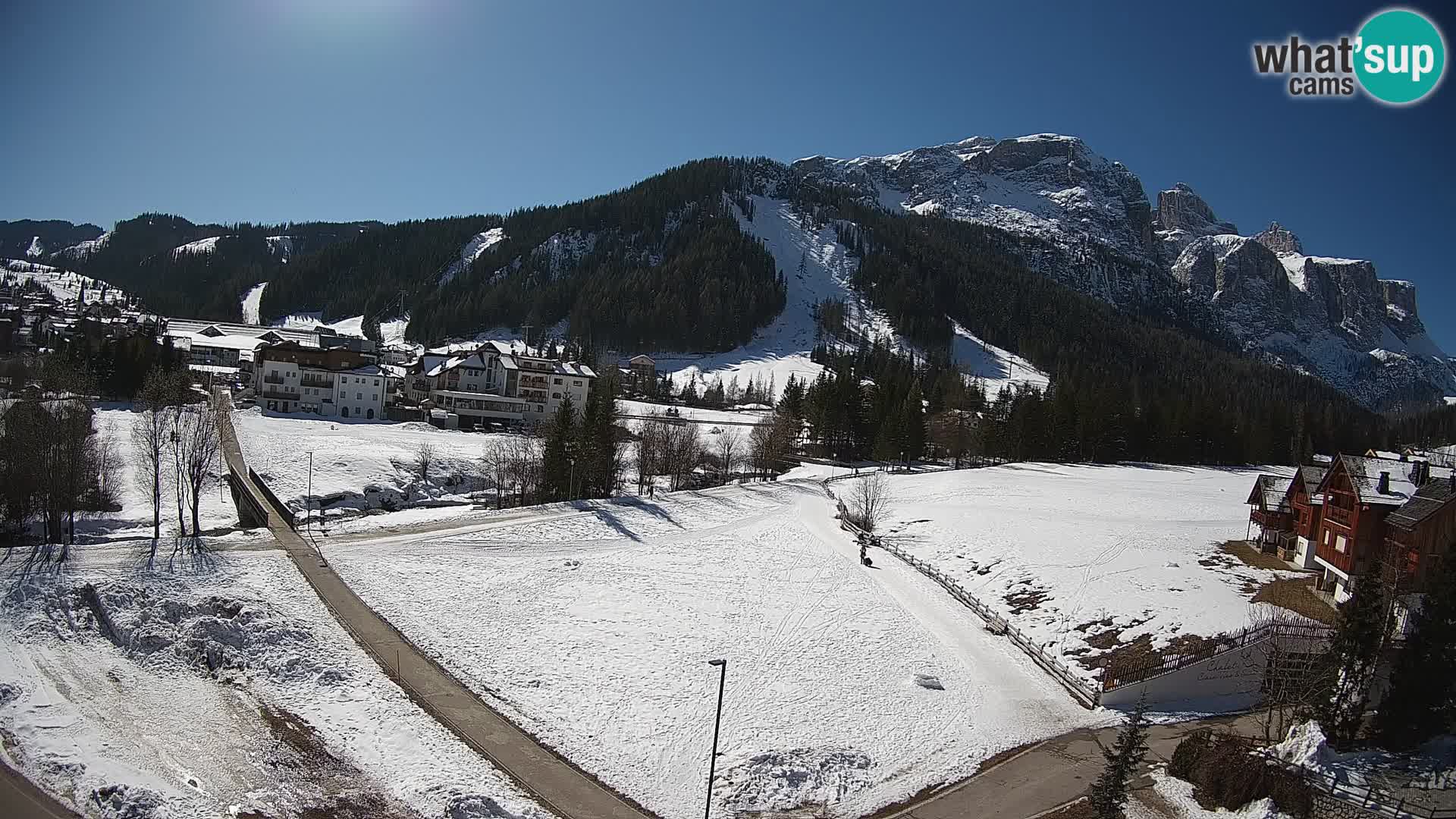 Webcam Corvara in Badia: Spectacular Views of the Sella Group