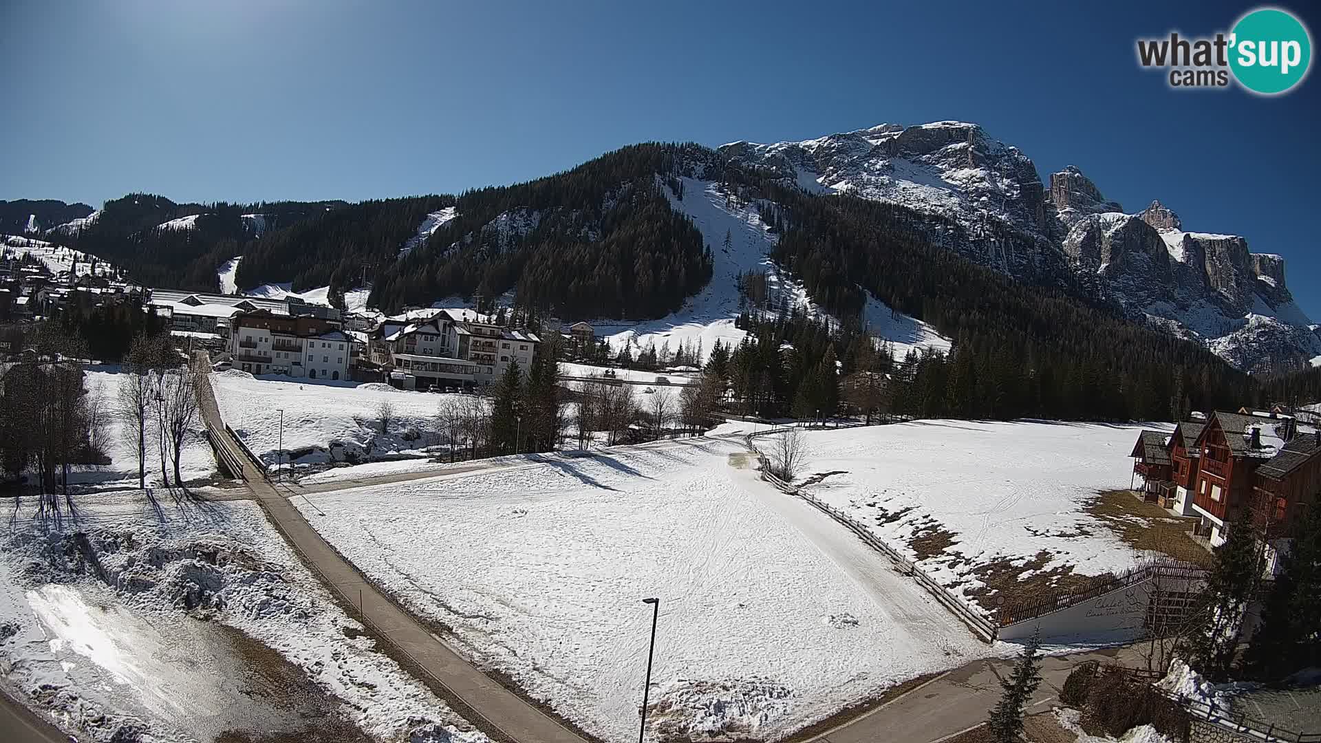 Webcam Corvara in Badia: Spectacular Views of the Sella Group