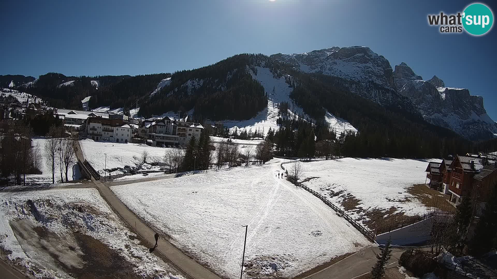 Webcam Corvara in Badia: Spectacular Views of the Sella Group