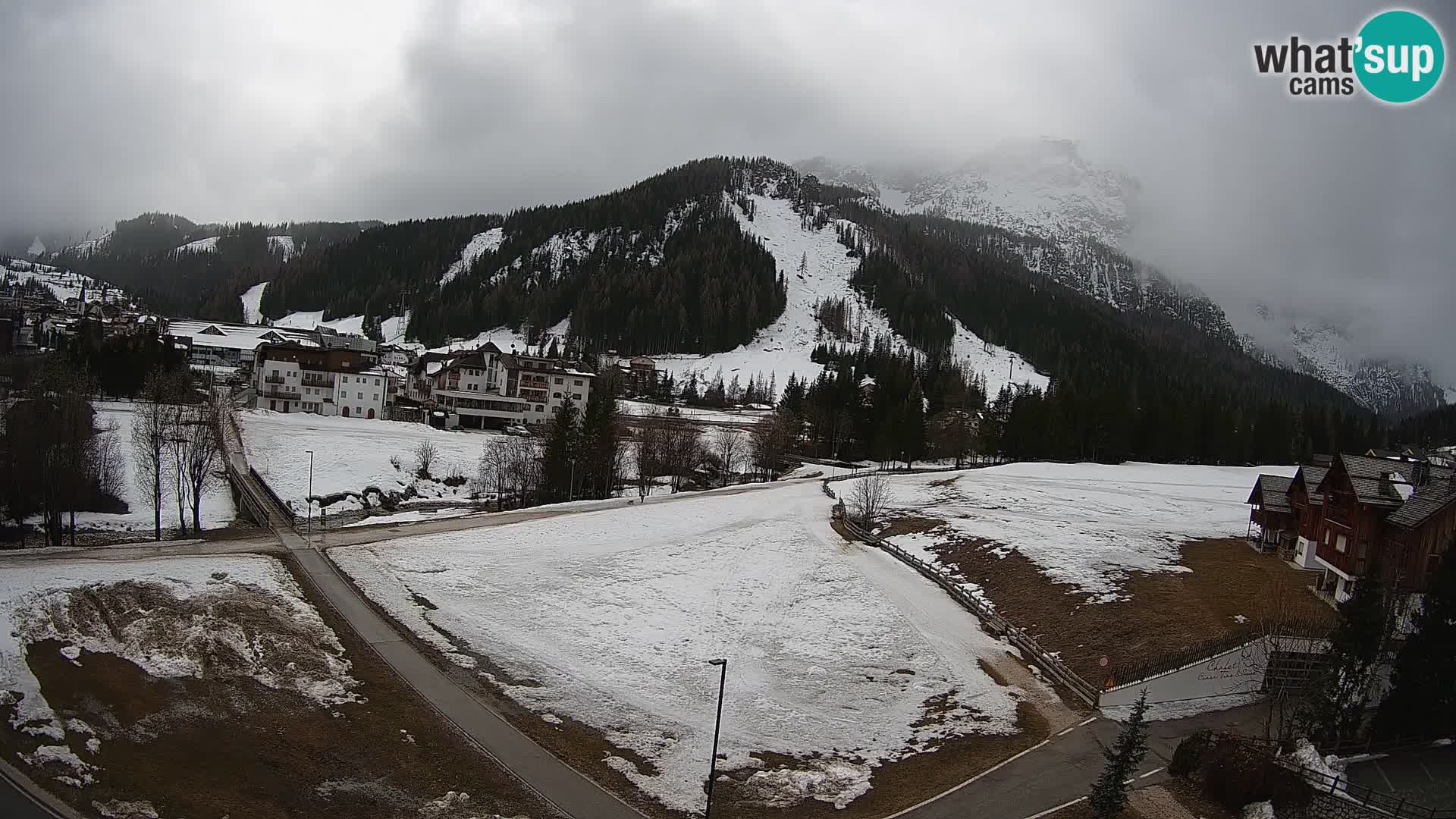 Webcam Corvara in Badia: Spectacular Views of the Sella Group