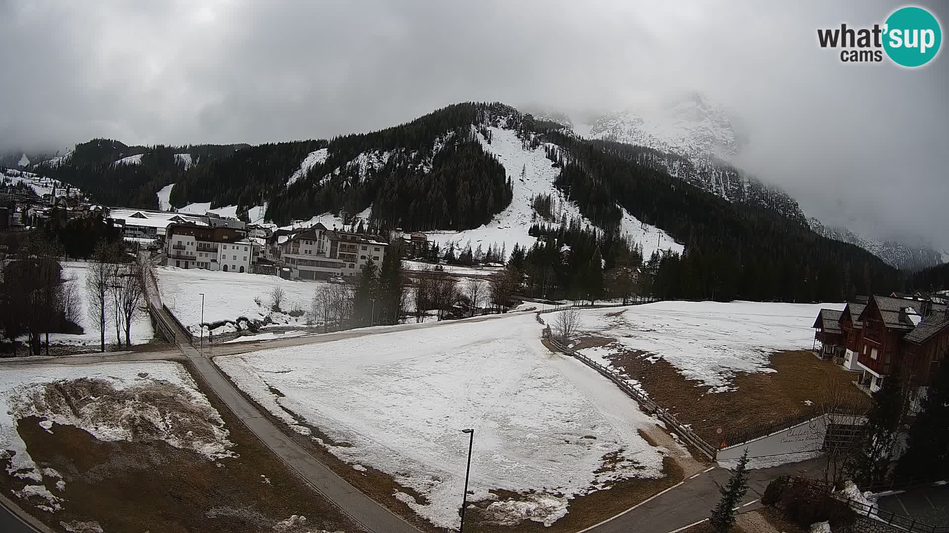 Webcam Corvara in Badia: Spectacular Views of the Sella Group