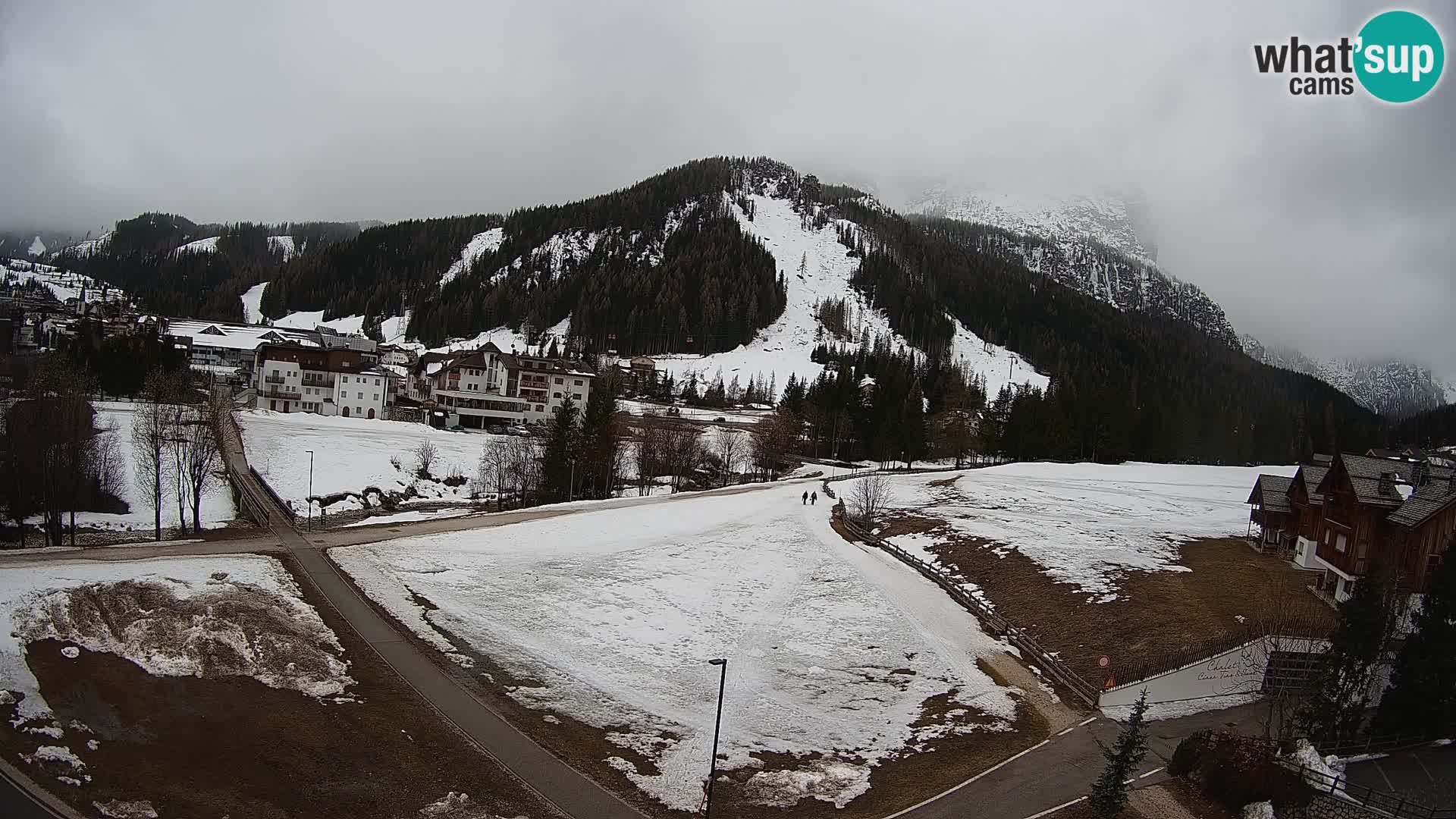 Webcam Corvara in Badia: Spectacular Views of the Sella Group