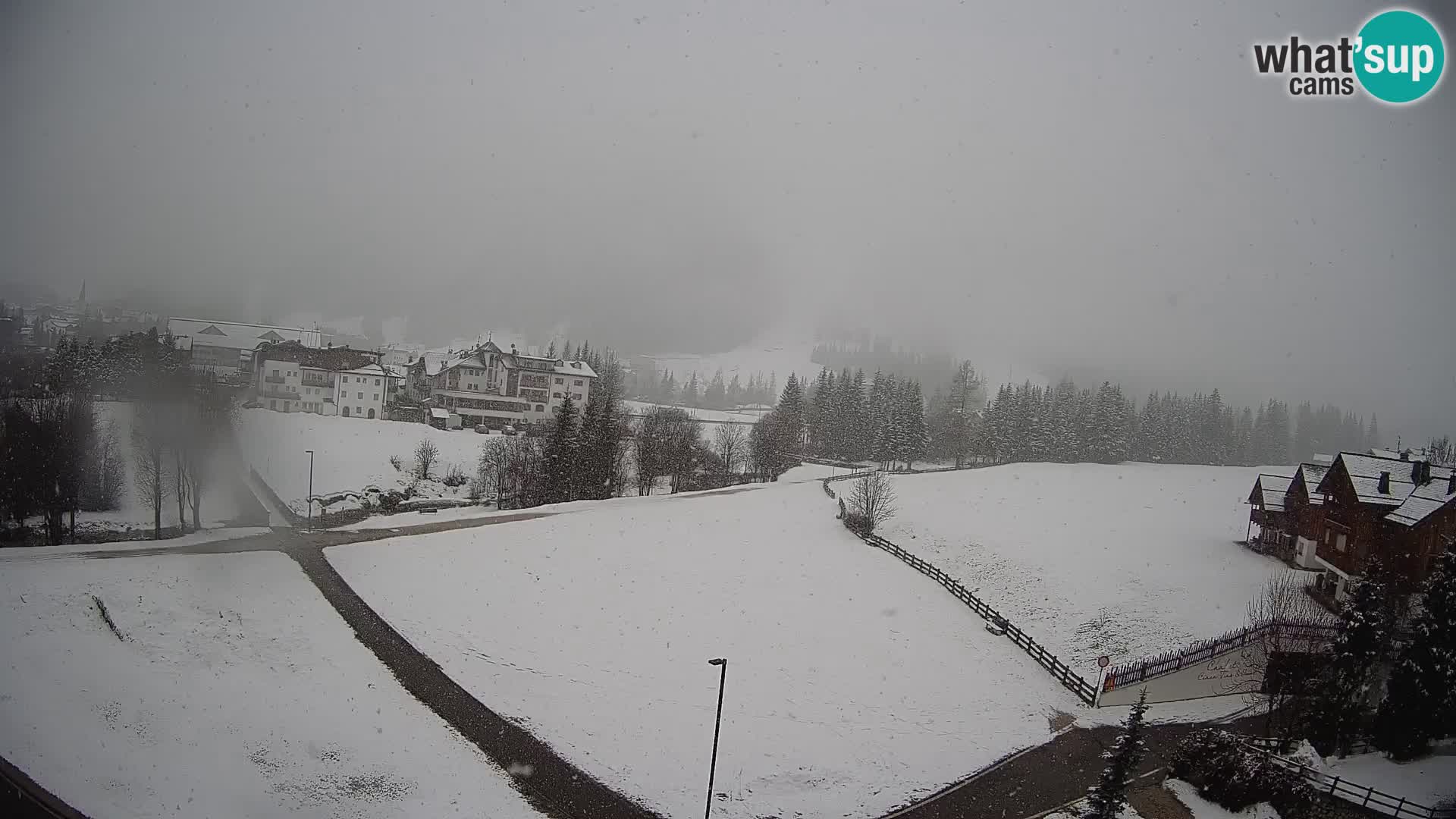 Webcam Corvara | Vista spettacolare Gruppo del Sella