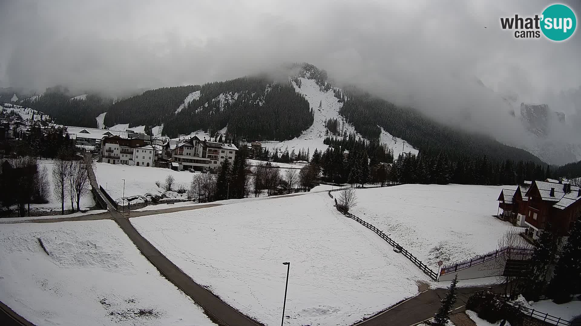 Webcam Corvara in Badia: Spectacular Views of the Sella Group