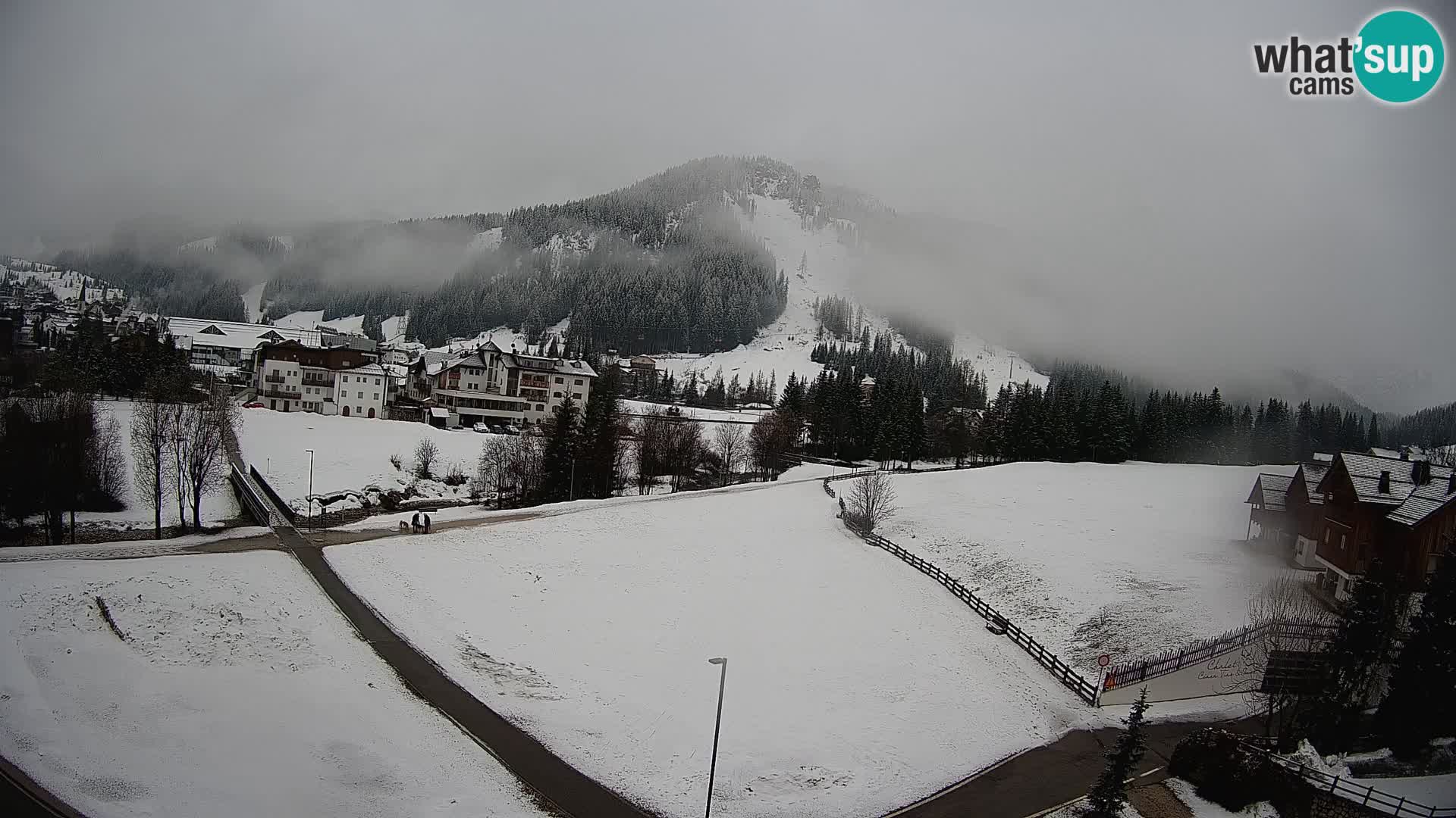 Webcam Corvara in Badia: Spectacular Views of the Sella Group