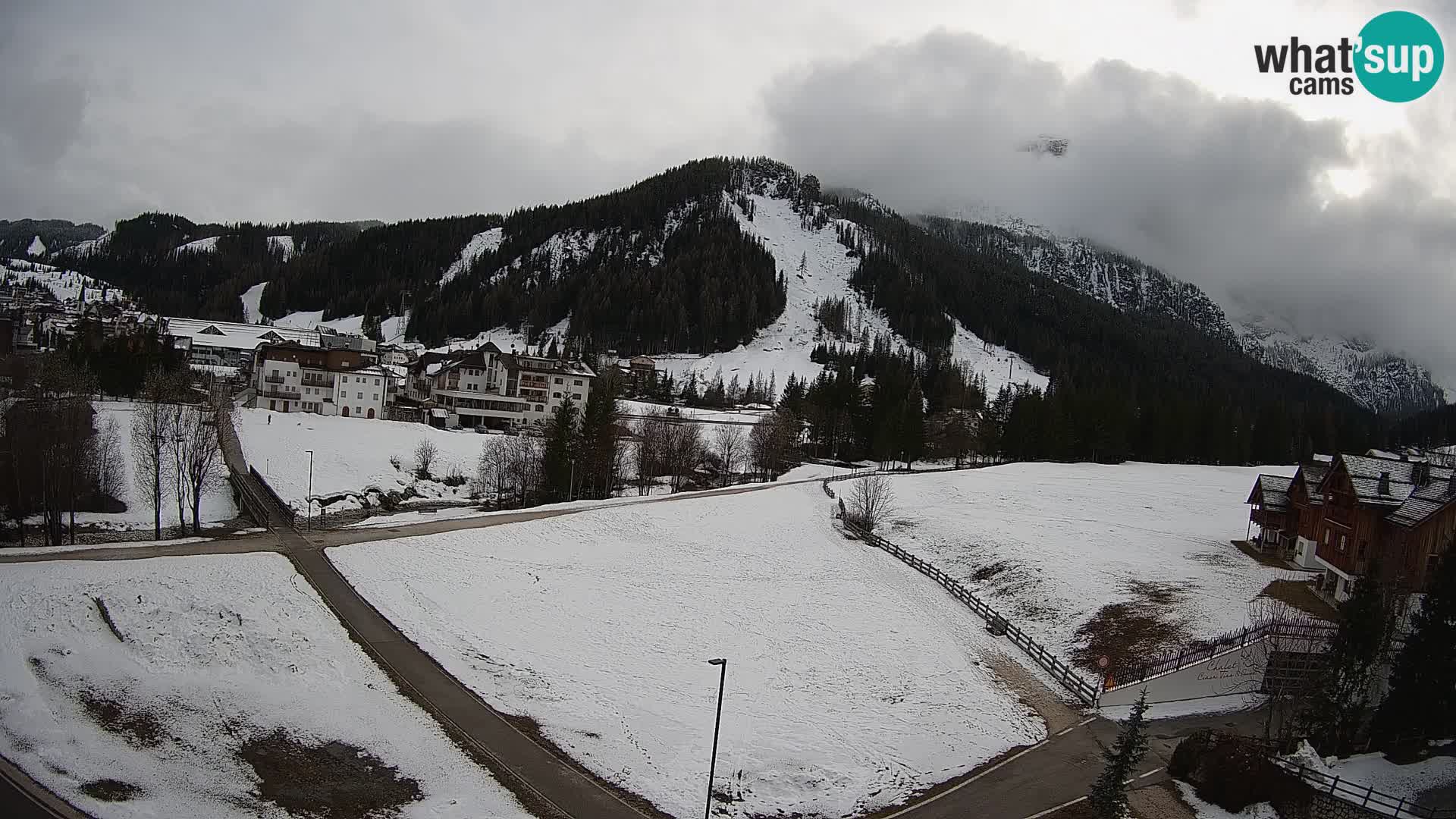 Webcam Corvara in Badia: Spectacular Views of the Sella Group