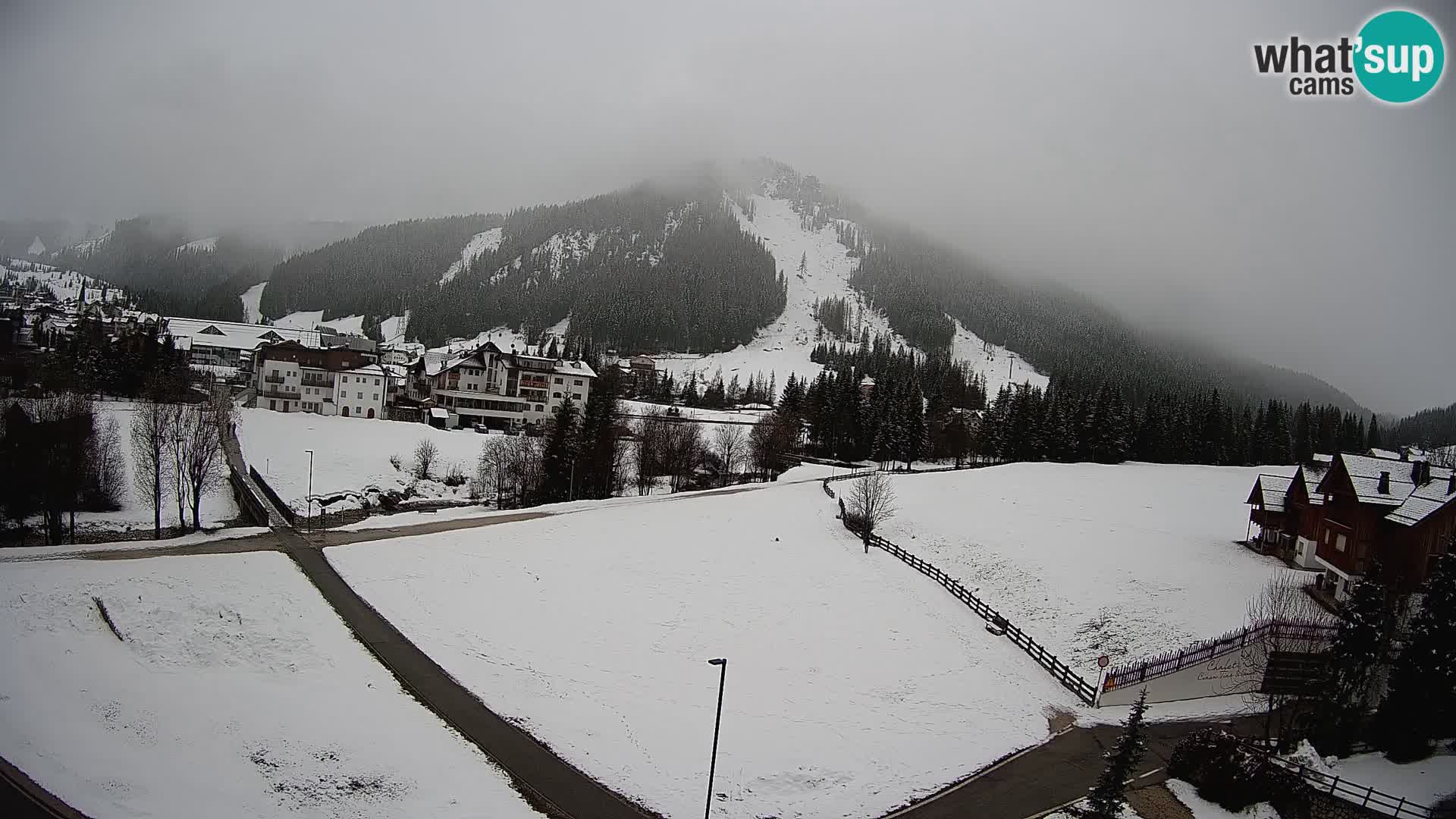 Webcam Corvara in Badia: Spectacular Views of the Sella Group