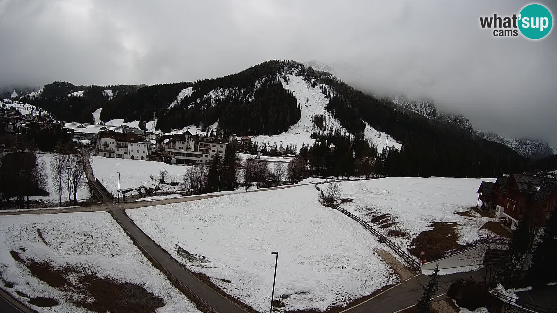 Webcam Corvara in Badia: Spectacular Views of the Sella Group