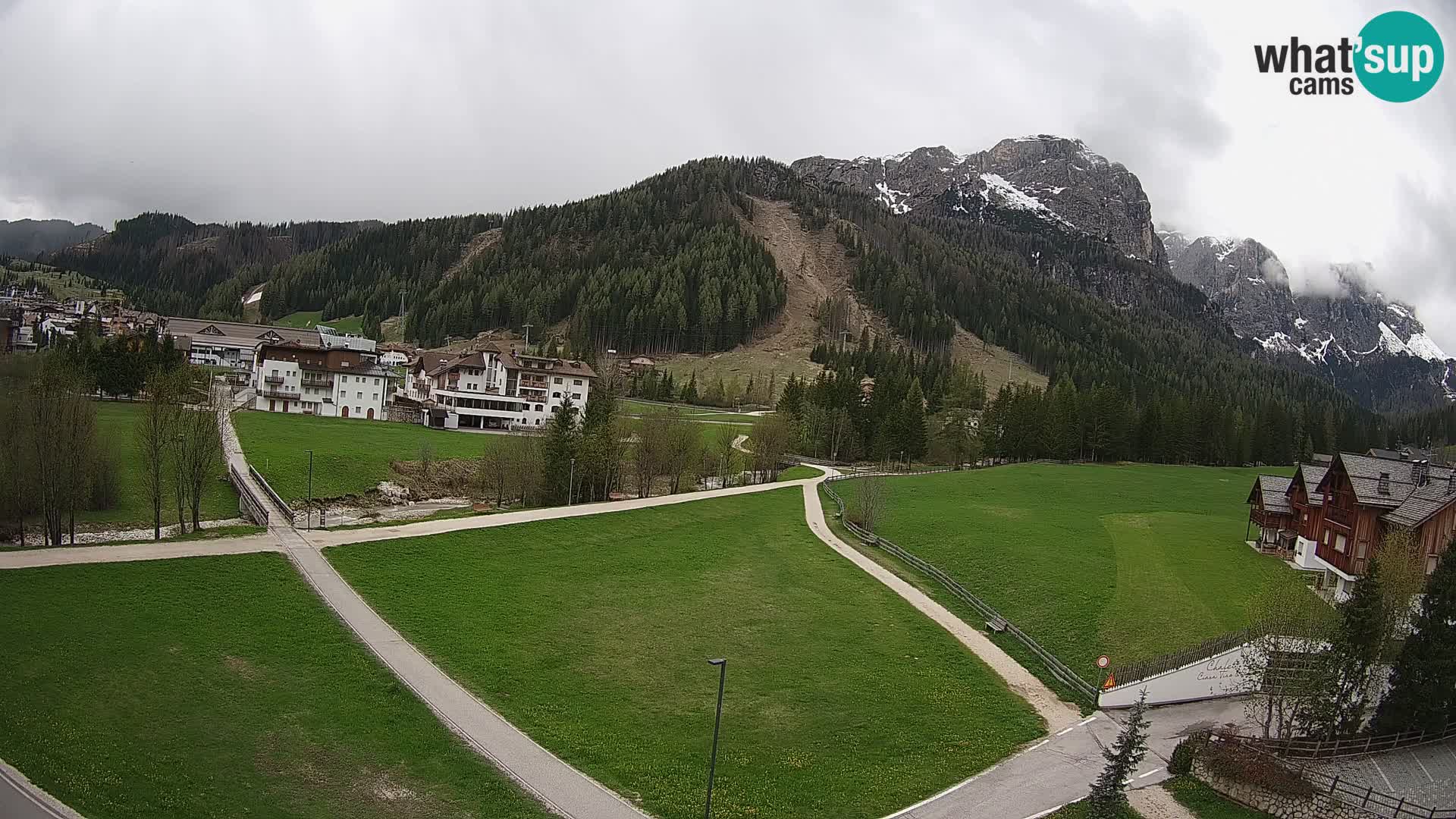 Webcam Corvara in Badia: Spectacular Views of the Sella Group