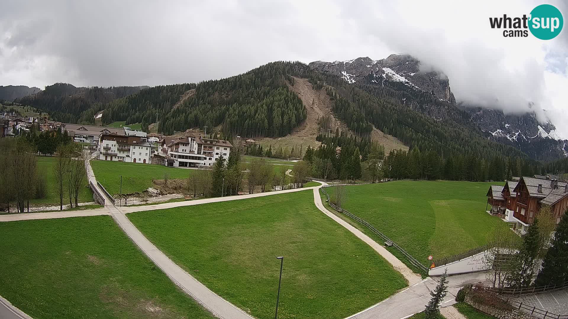 Webcam Corvara in Badia: Spectacular Views of the Sella Group