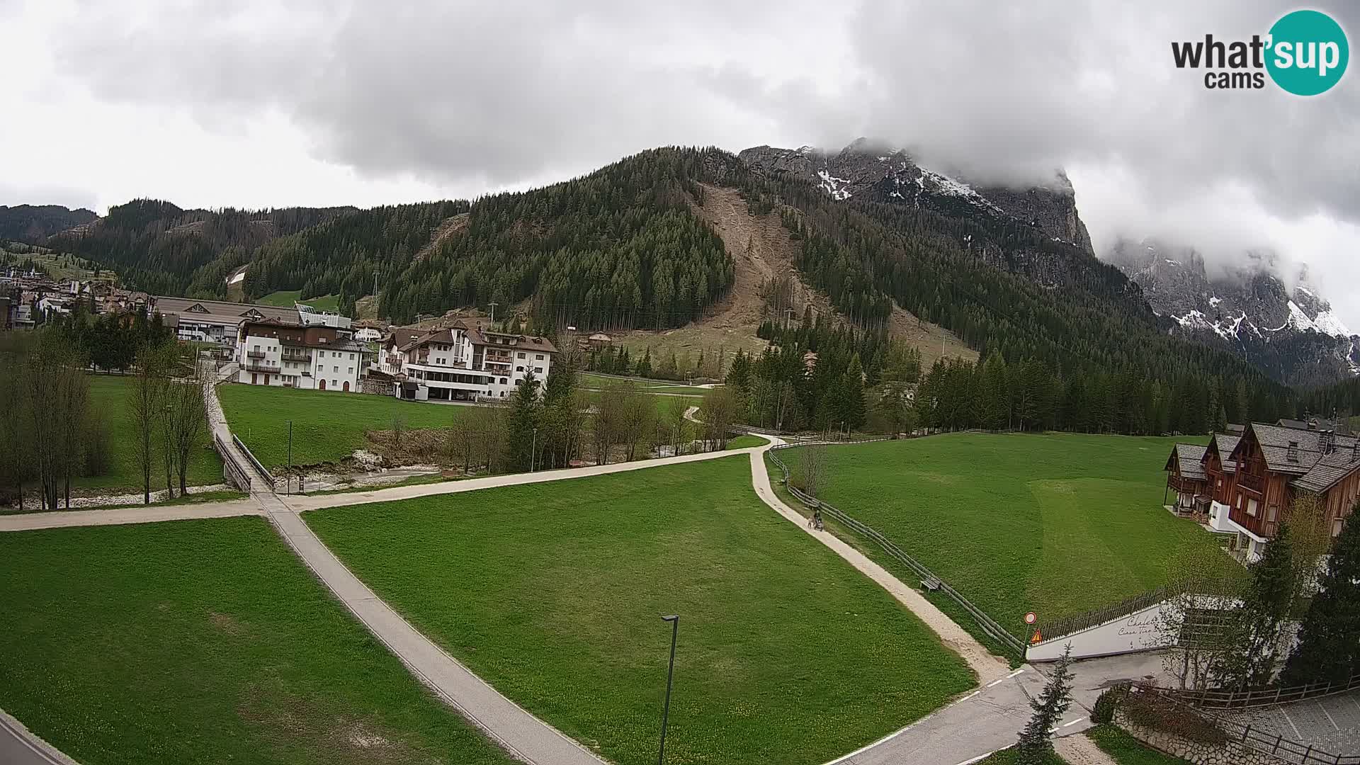 Corvara webcam | Spektakuläre Ausblicke auf die Sellagruppe
