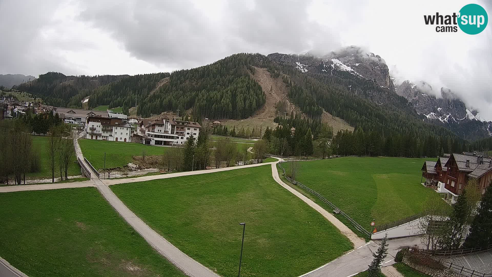Webcam Corvara | Vista spettacolare Gruppo del Sella