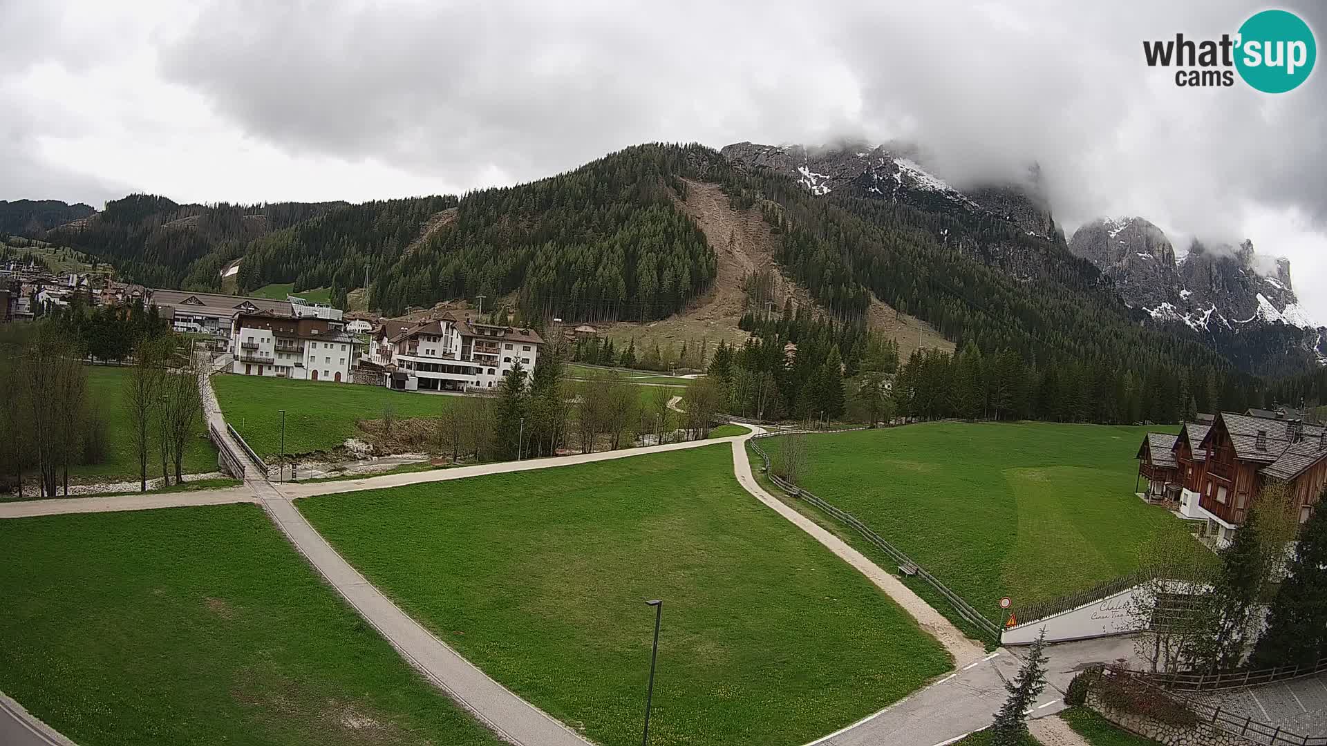 Corvara webcam | Spektakuläre Ausblicke auf die Sellagruppe