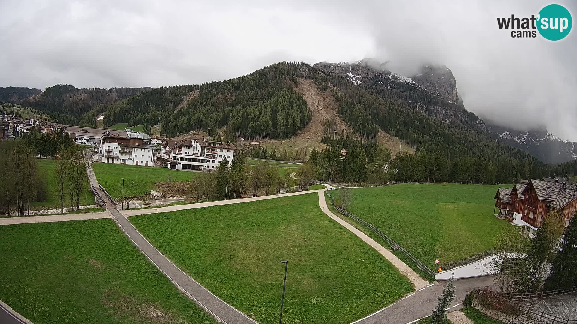 Webcam Corvara | Vista spettacolare Gruppo del Sella