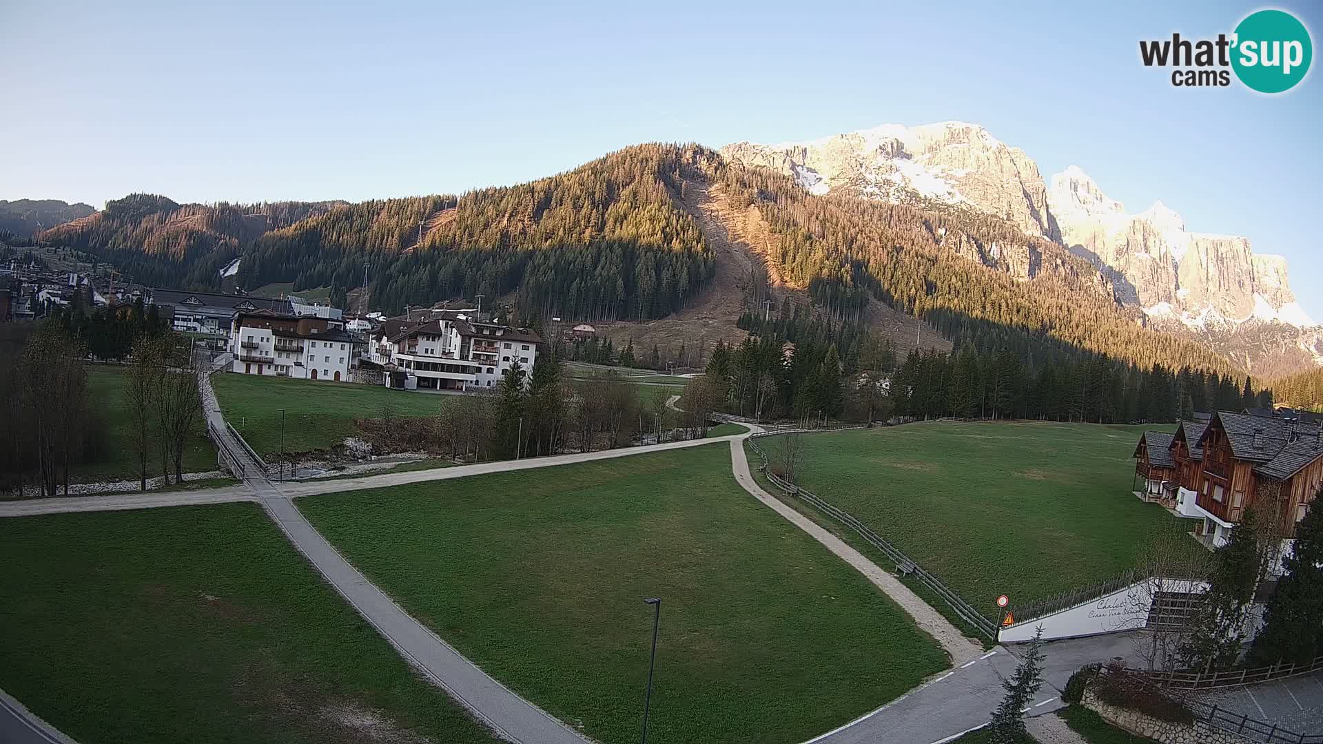 Corvara webcam | Spektakuläre Ausblicke auf die Sellagruppe