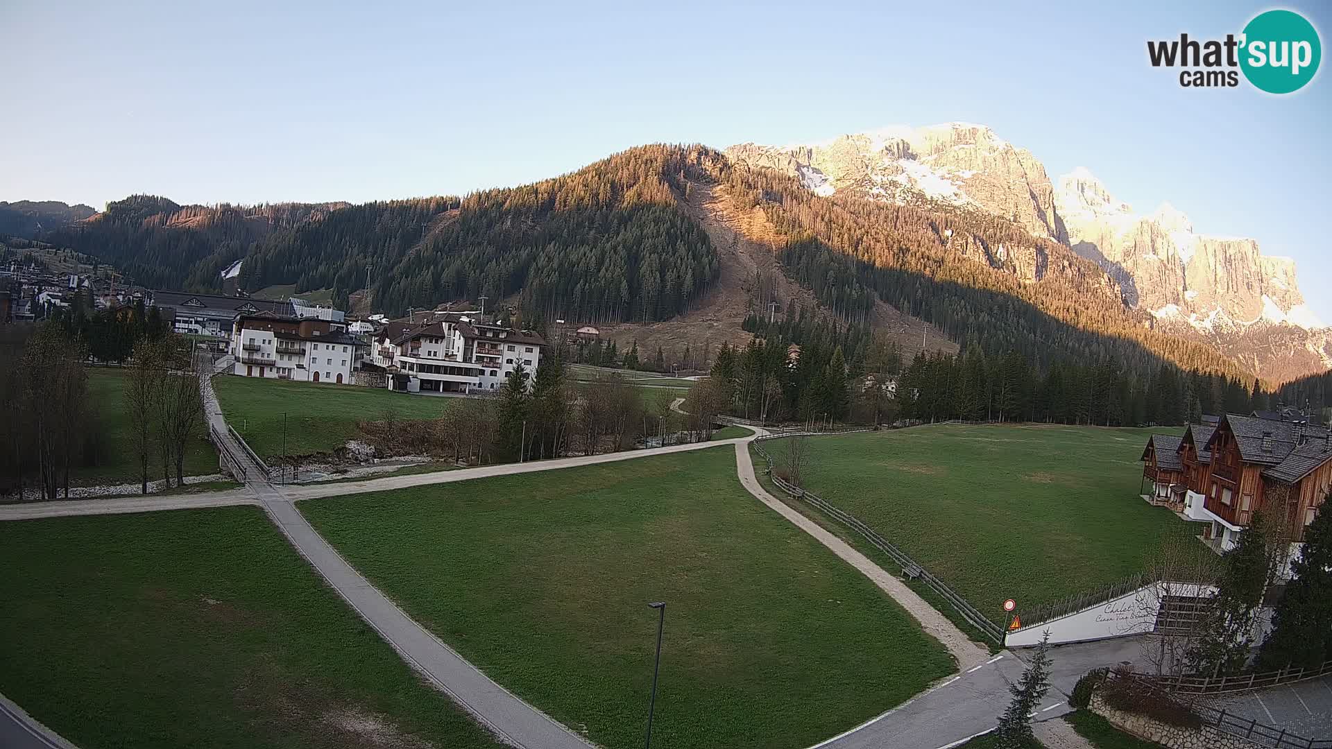 Webcam Corvara | Vista spettacolare Gruppo del Sella