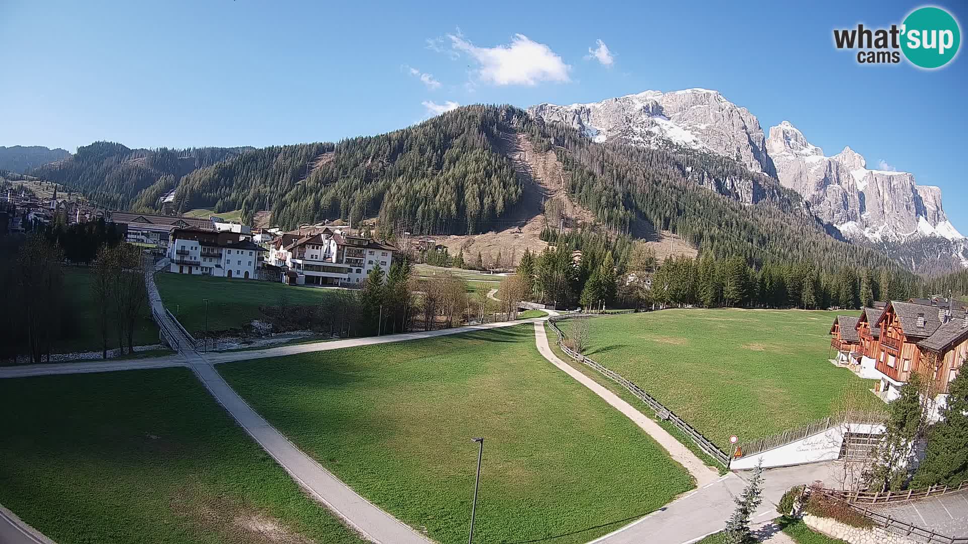 Corvara webcam | Spektakuläre Ausblicke auf die Sellagruppe