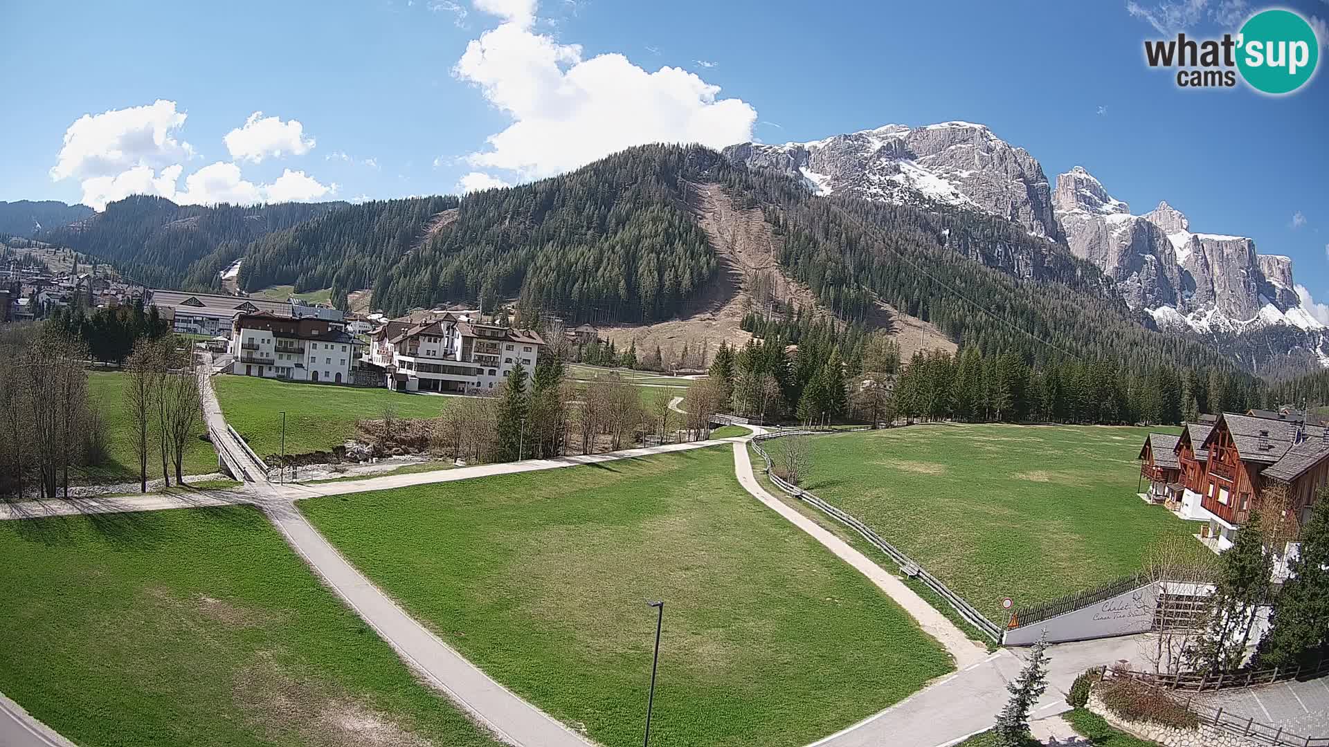Webcam Corvara in Badia: Spectacular Views of the Sella Group