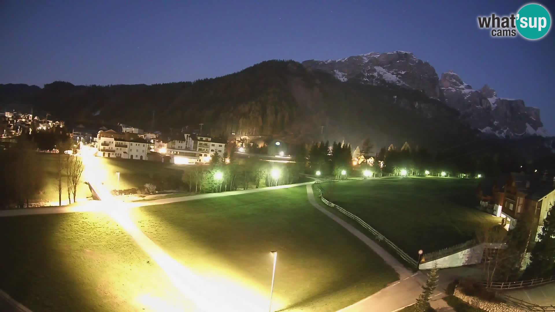 Webcam Corvara | Vista spettacolare Gruppo del Sella