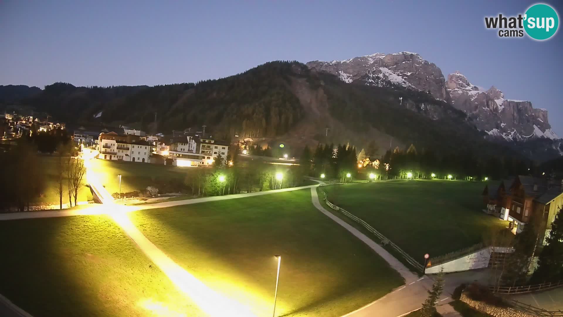 Webcam Corvara in Badia: Spectacular Views of the Sella Group