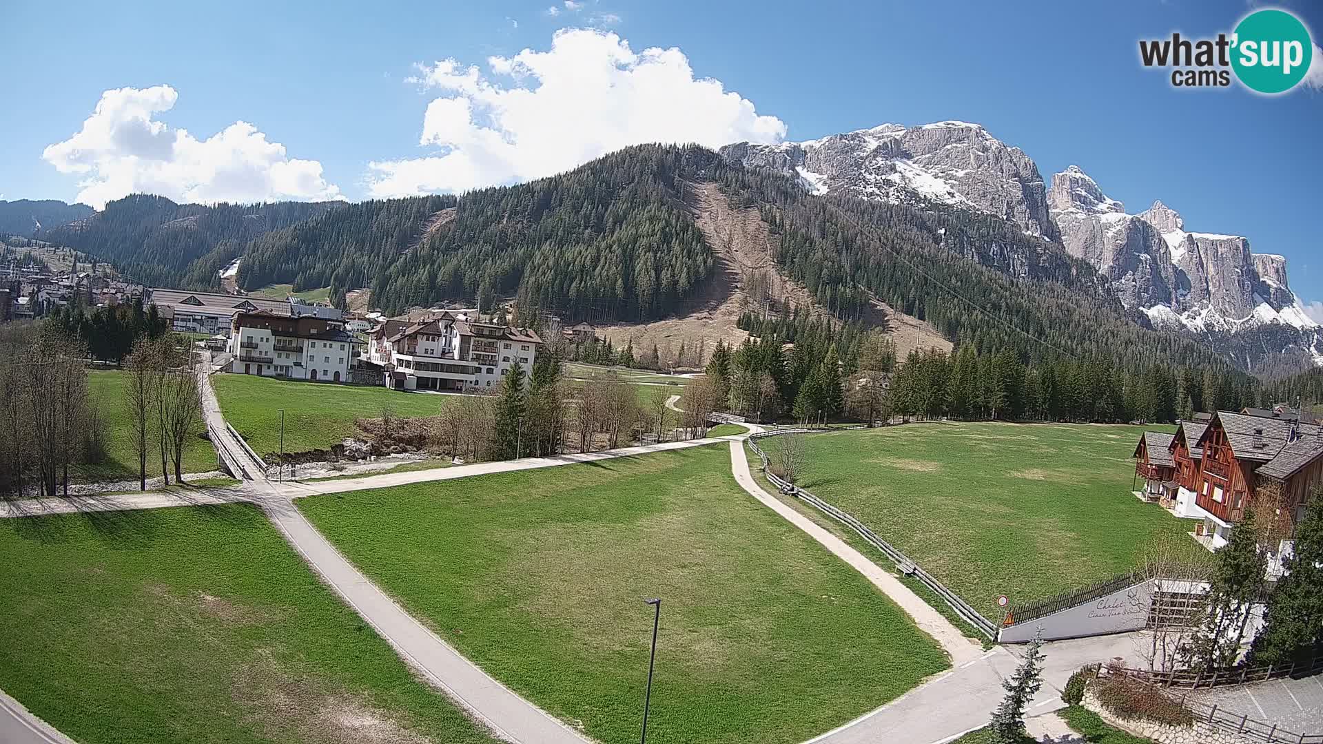 Webcam Corvara | Vista spettacolare Gruppo del Sella