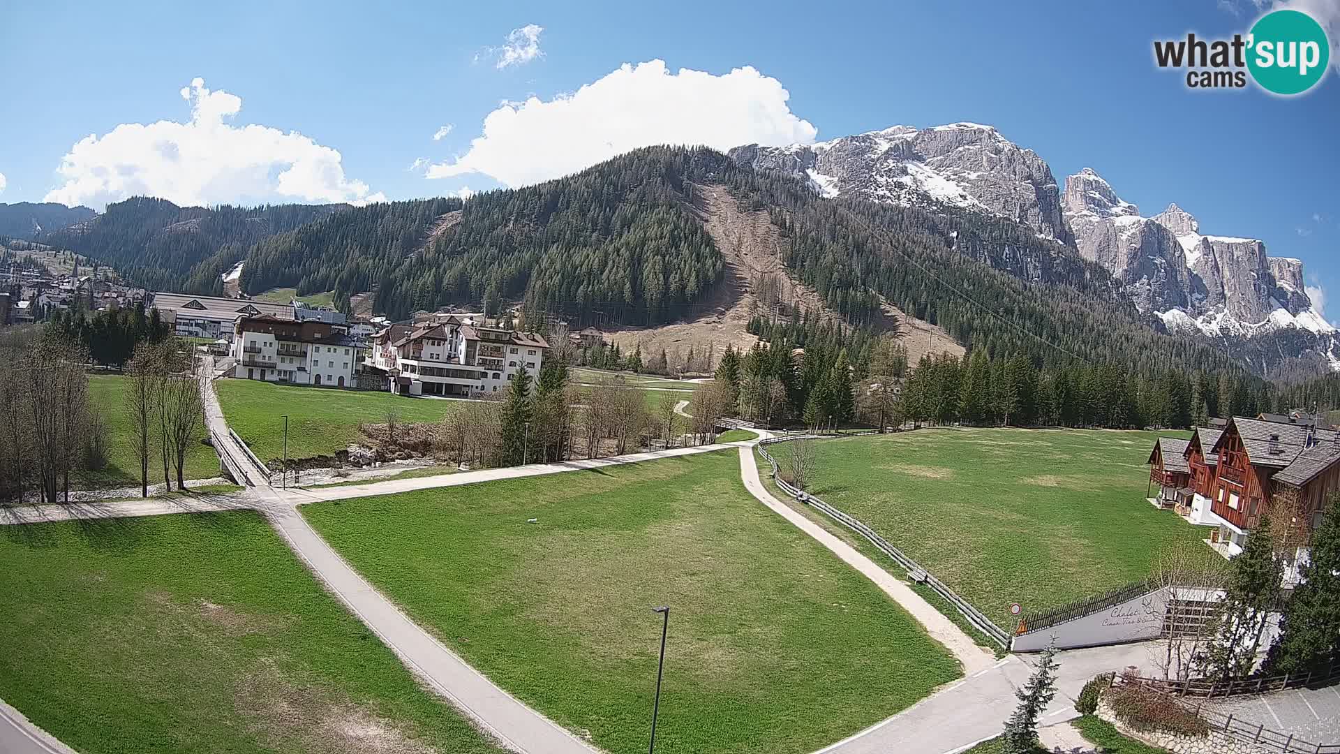 Webcam Corvara in Badia: Spectacular Views of the Sella Group