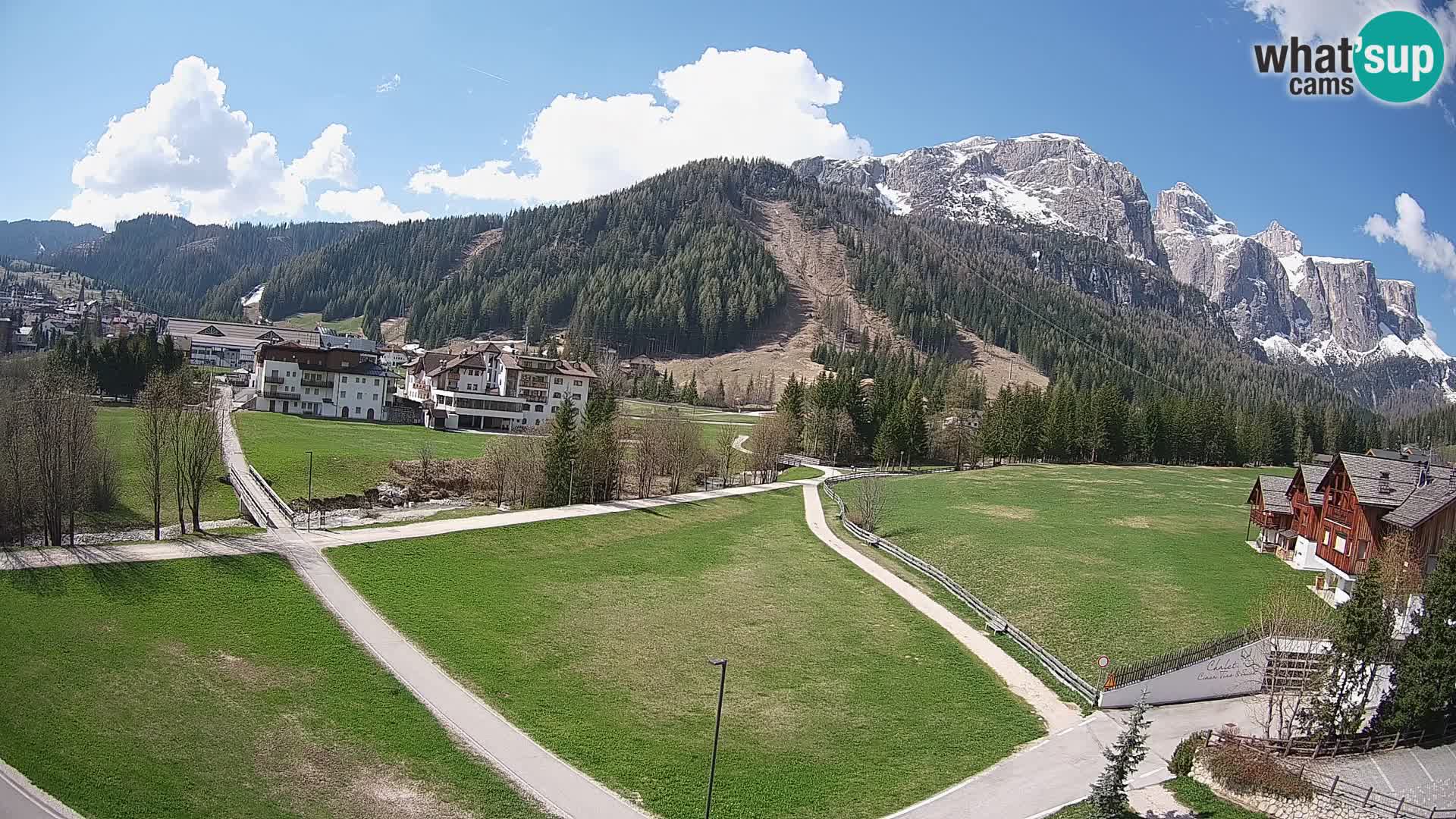 Webcam Corvara | Vista spettacolare Gruppo del Sella