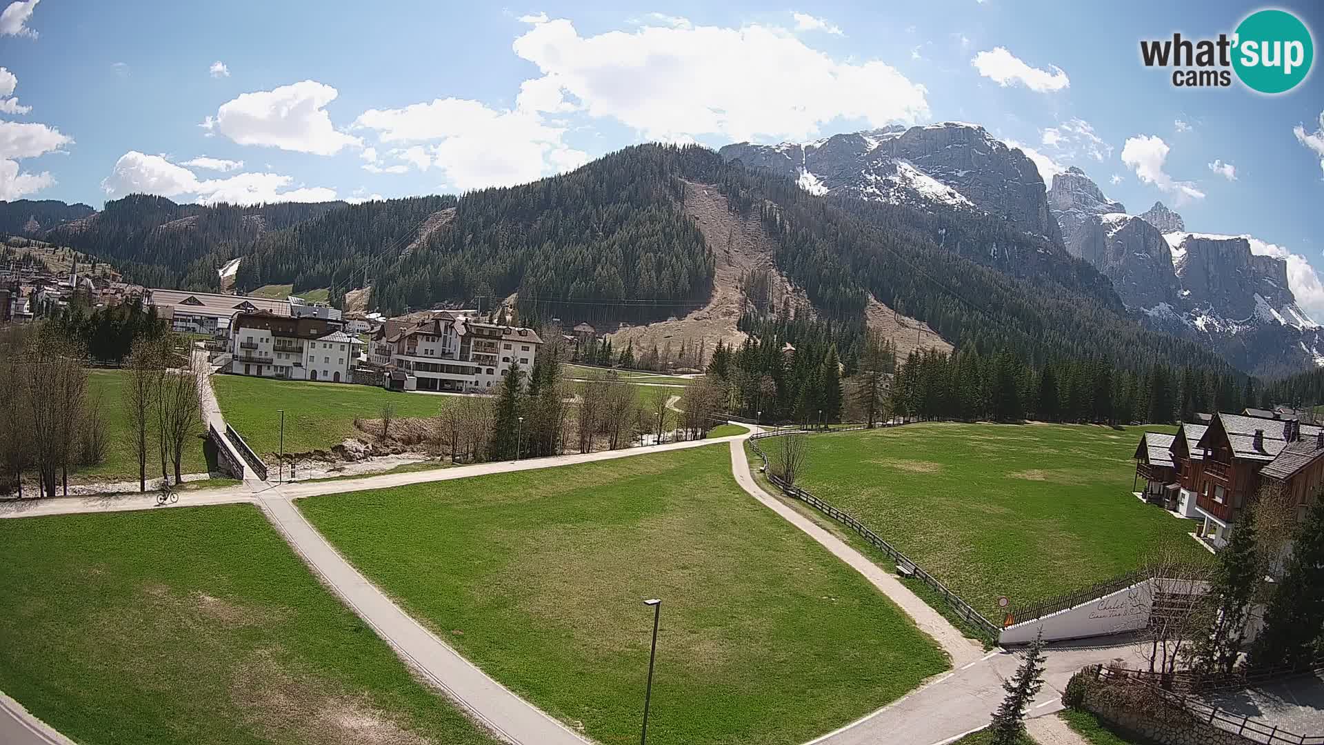 Webcam Corvara in Badia: Spectacular Views of the Sella Group