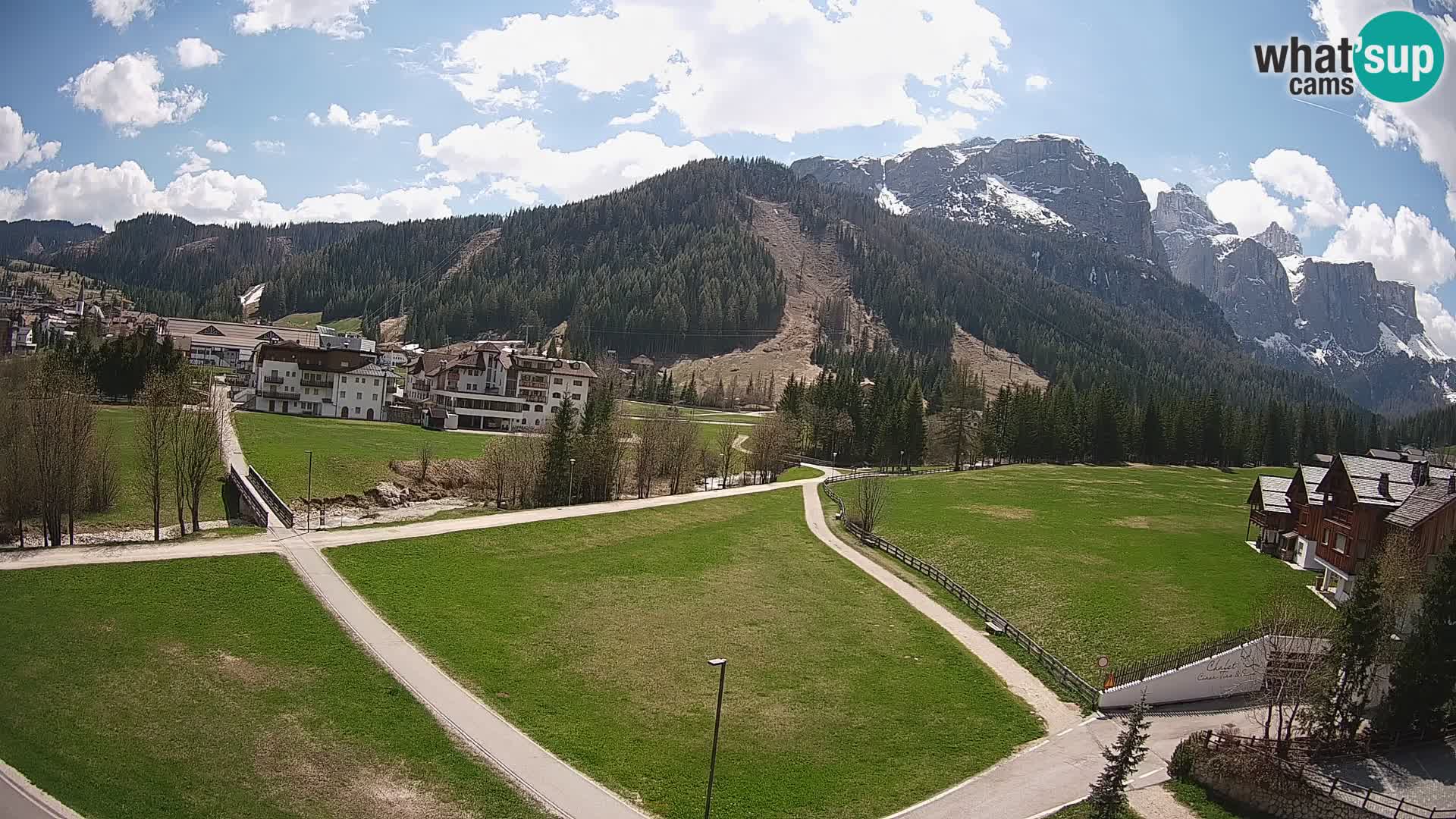 Webcam Corvara | Vista spettacolare Gruppo del Sella
