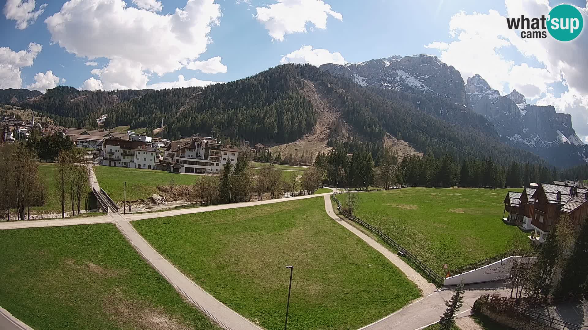 Webcam Corvara | Vista spettacolare Gruppo del Sella