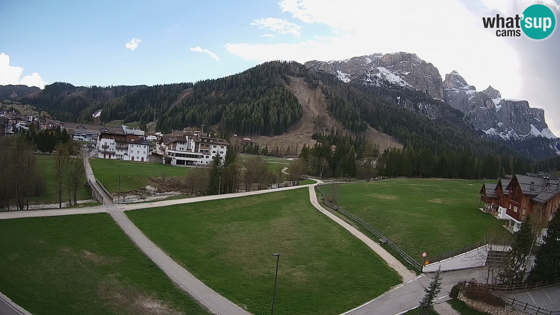 Webcam Corvara | Vista spettacolare Gruppo del Sella