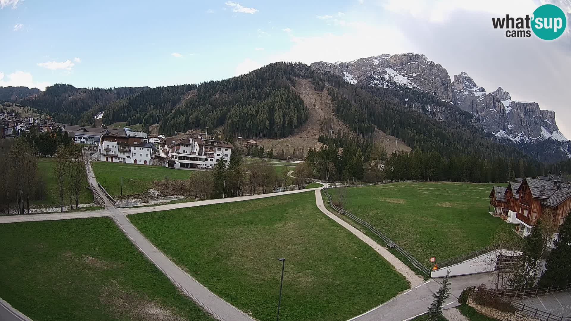 Webcam Corvara in Badia: Spectacular Views of the Sella Group
