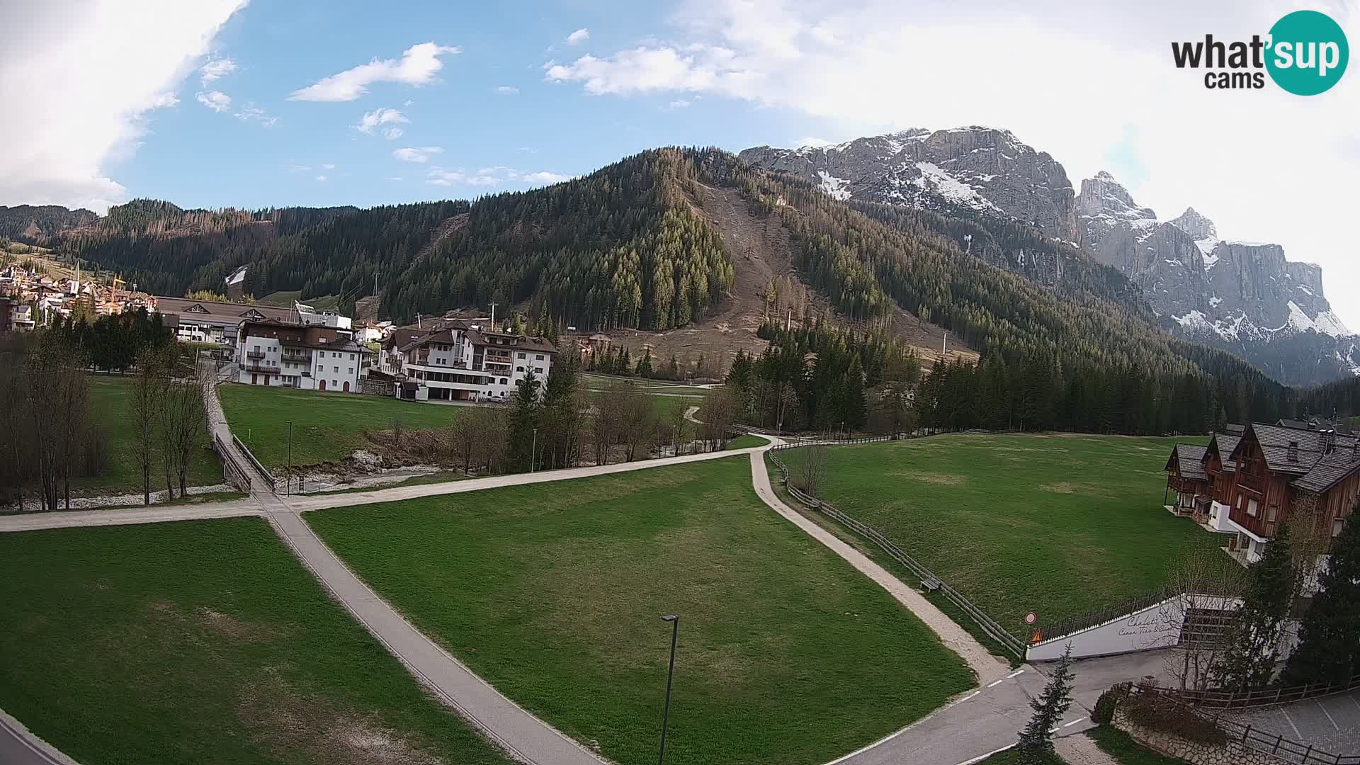 Webcam Corvara in Badia: Spectacular Views of the Sella Group
