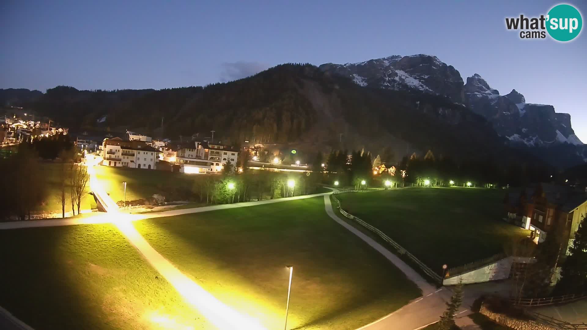 Webcam Corvara | Vista spettacolare Gruppo del Sella