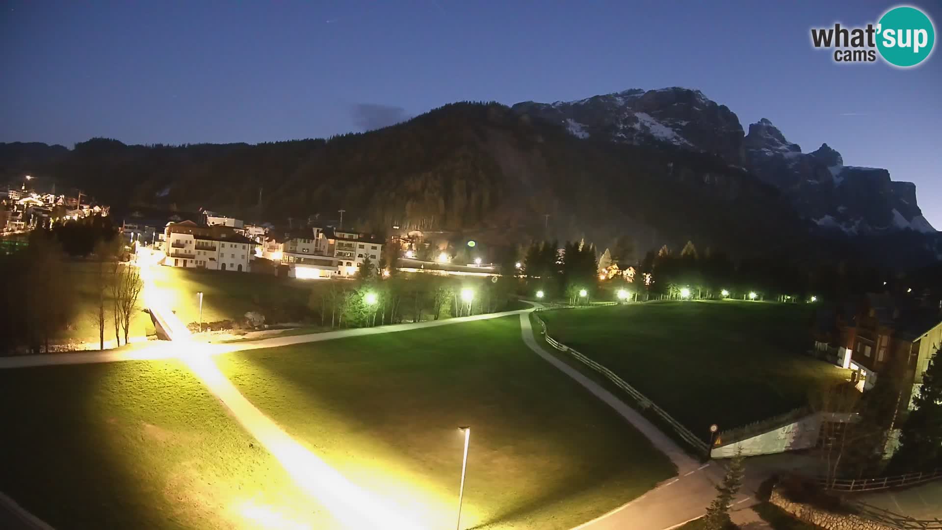 Webcam Corvara | Vista spettacolare Gruppo del Sella