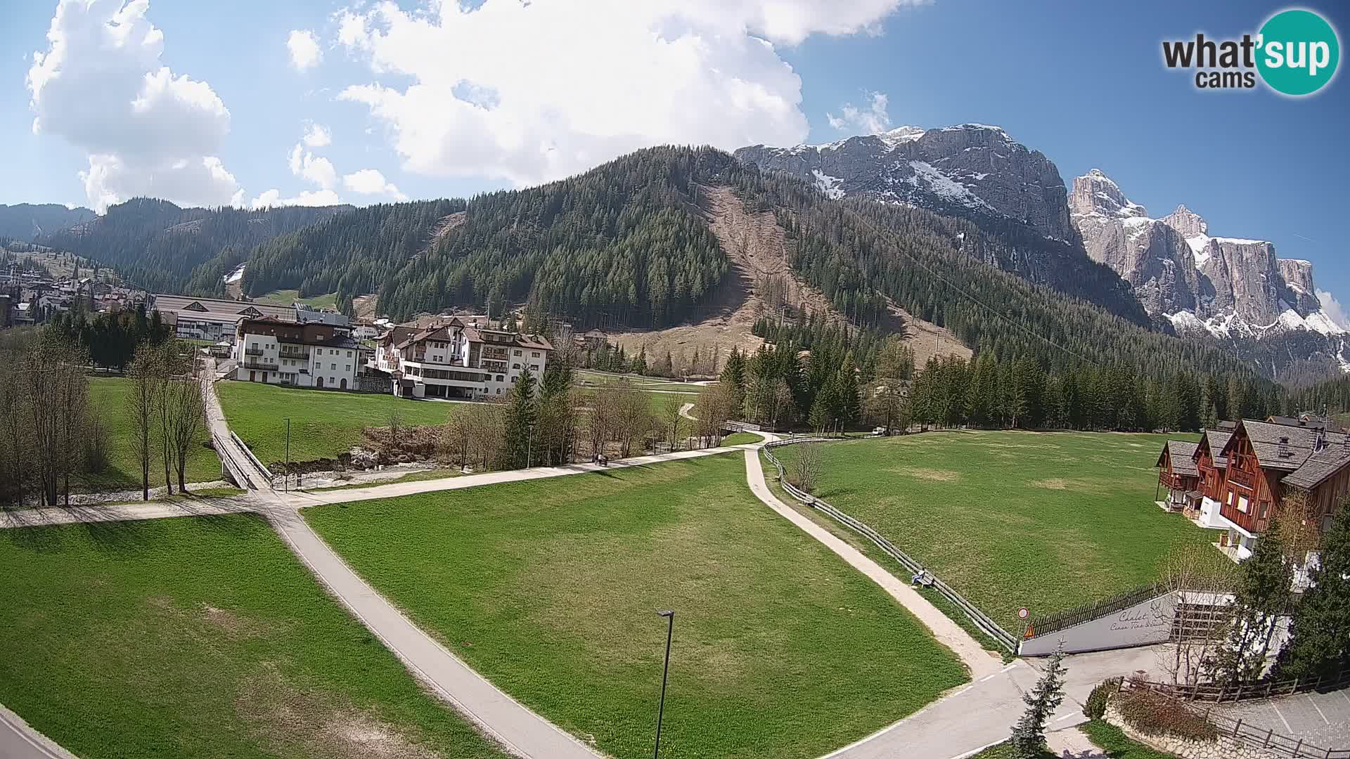 Corvara webcam | Spektakuläre Ausblicke auf die Sellagruppe