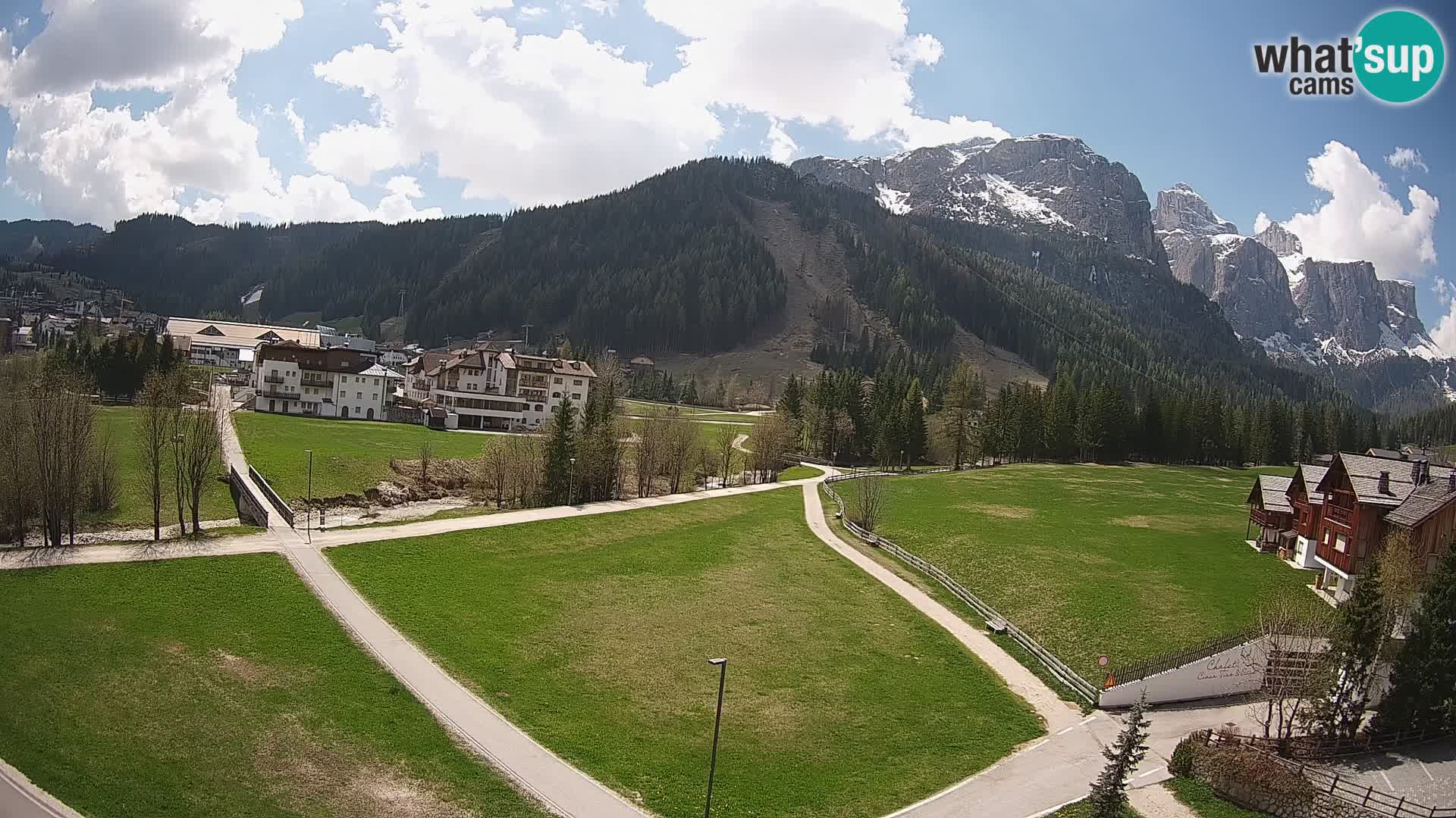 Webcam Corvara in Badia: Spectacular Views of the Sella Group