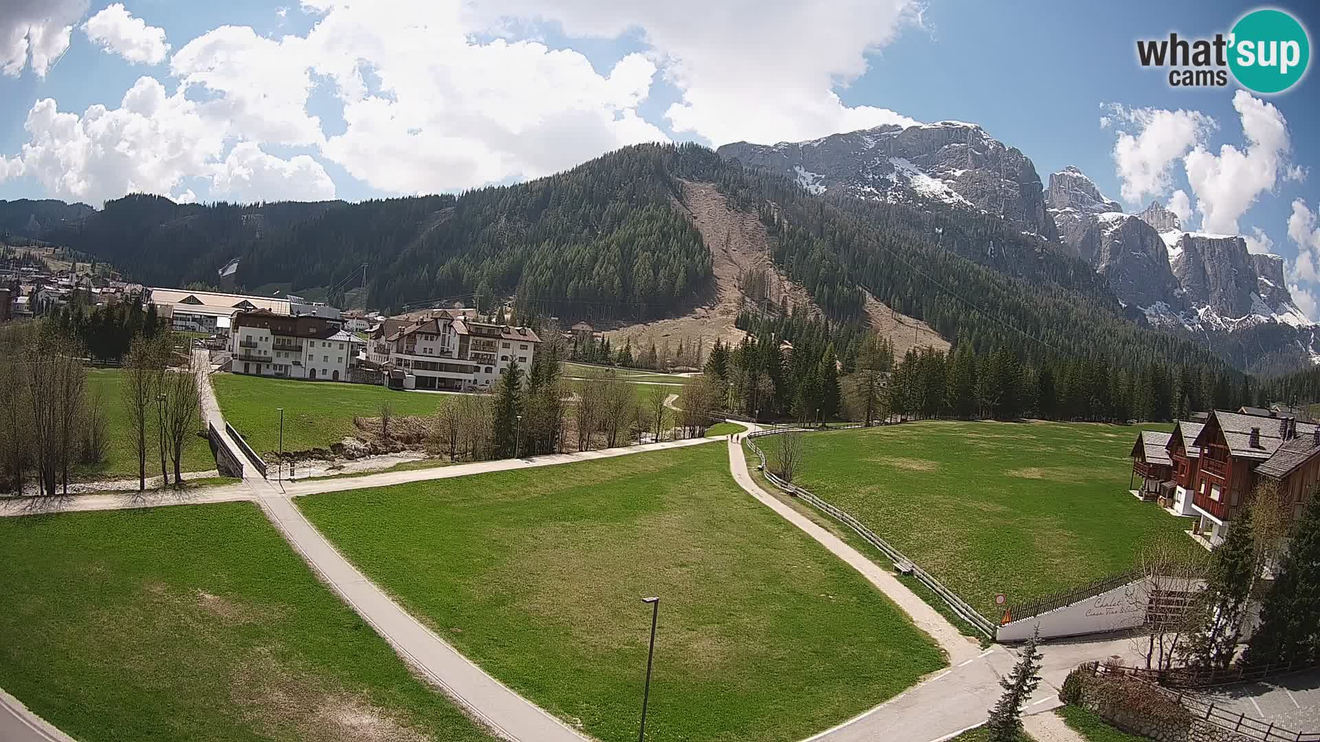 Webcam Corvara in Badia: Spectacular Views of the Sella Group