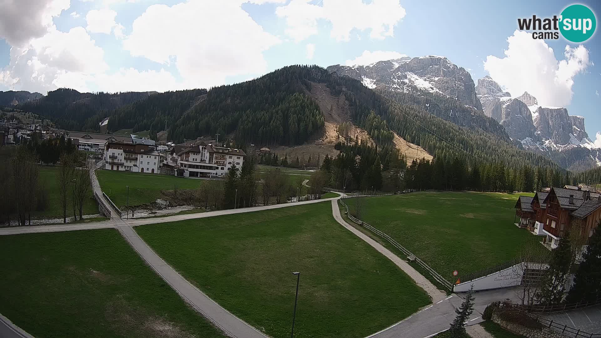Webcam Corvara in Badia: Spectacular Views of the Sella Group