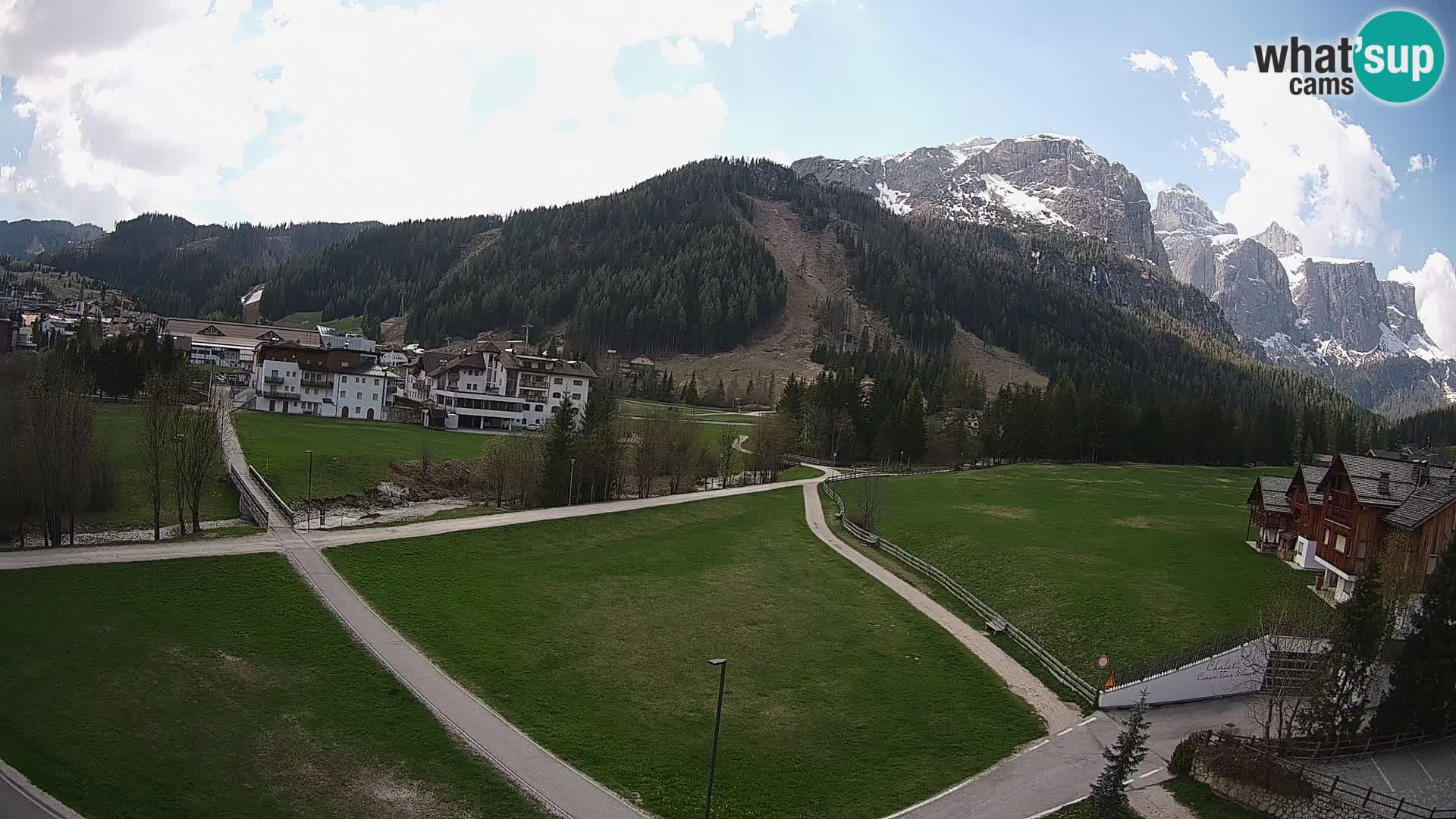 Corvara webcam | Spektakuläre Ausblicke auf die Sellagruppe